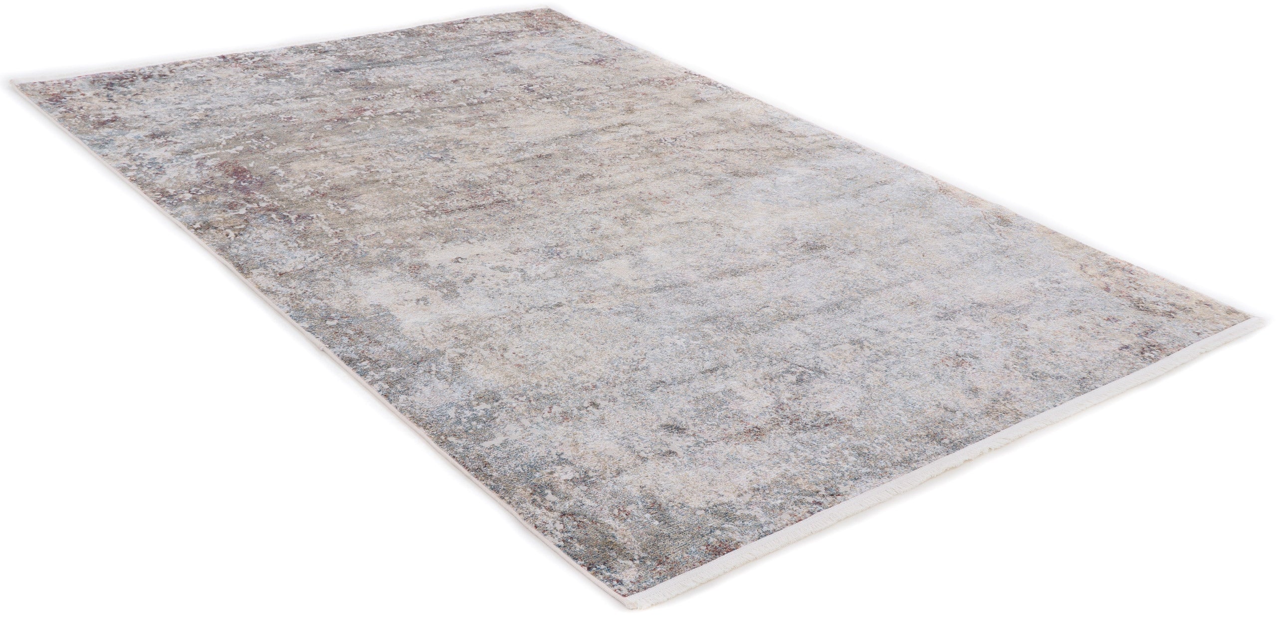 Vintage Teppich Stains Beige