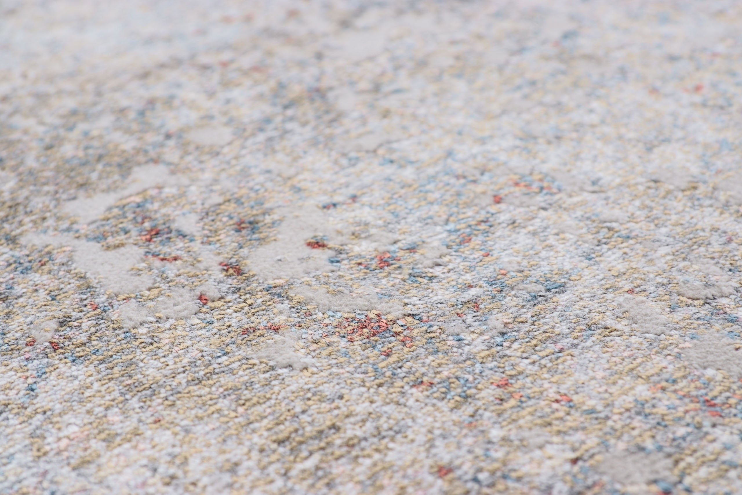 Vintage Teppich Stains Beige