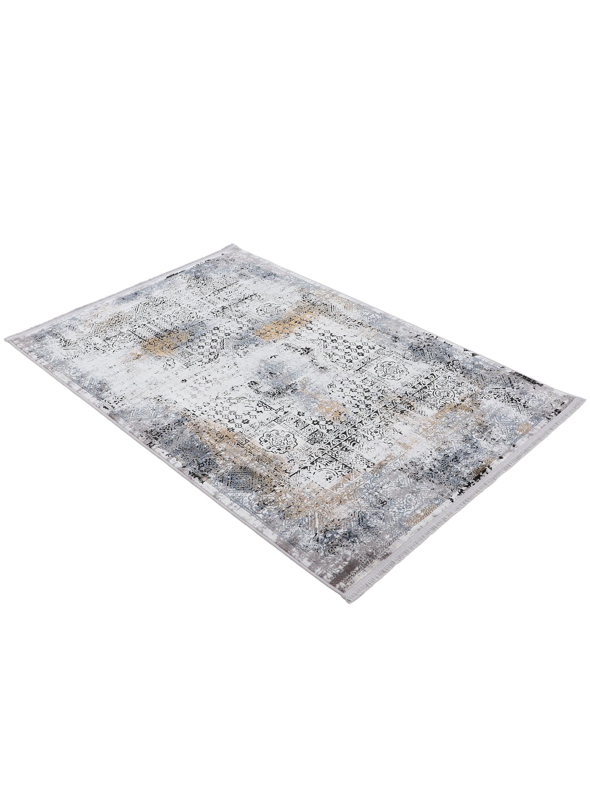 Vintage Teppich Liyath Schwarz