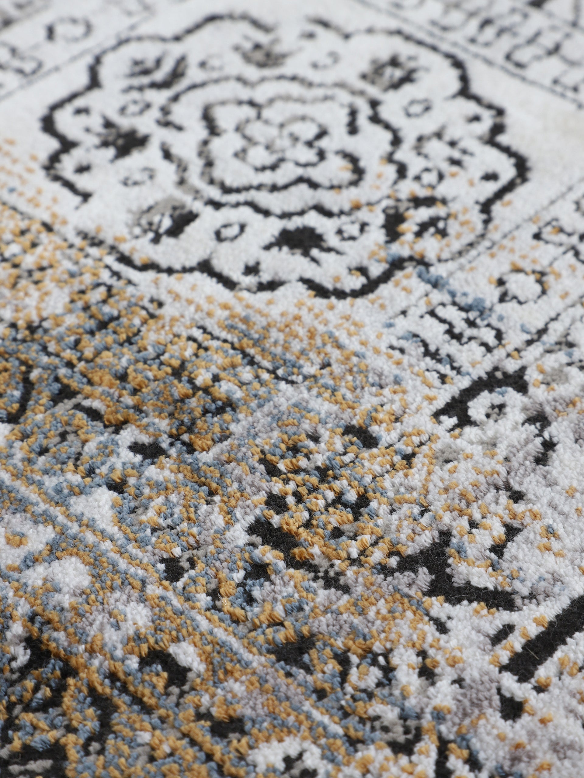 Vintage Teppich Liyath Schwarz