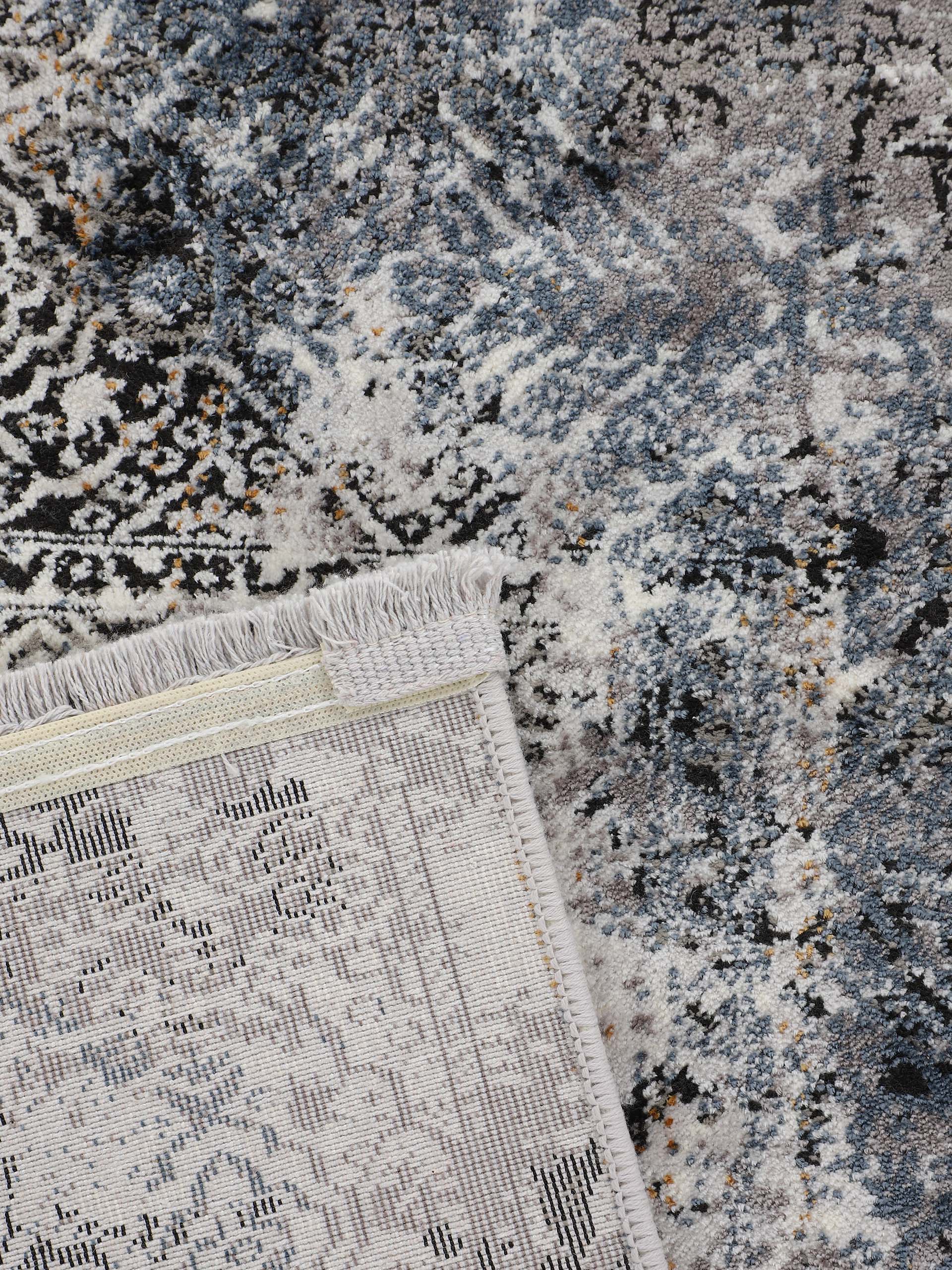 Vintage Teppich Liyath Schwarz