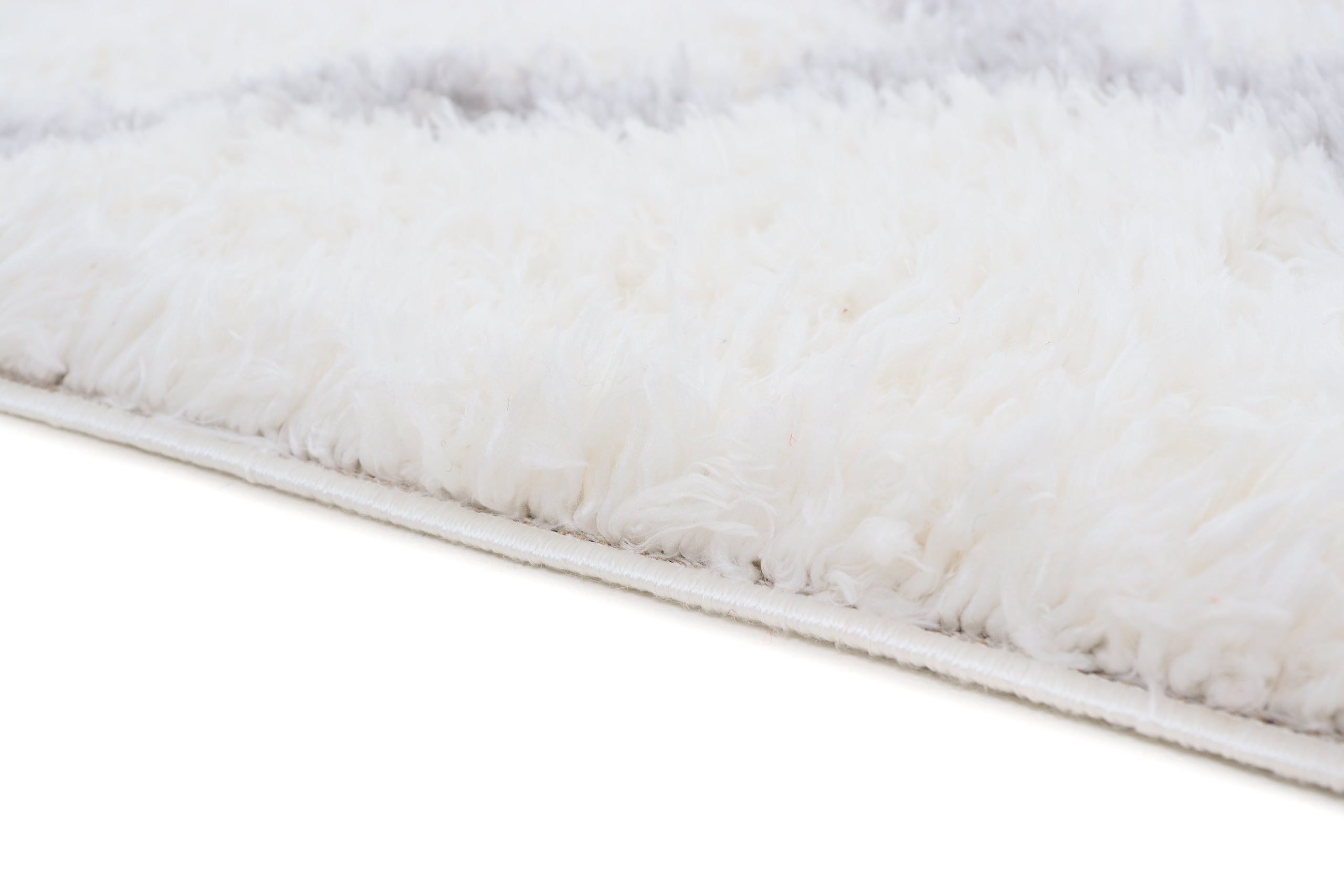 Hochflorteppich Edda Weiß