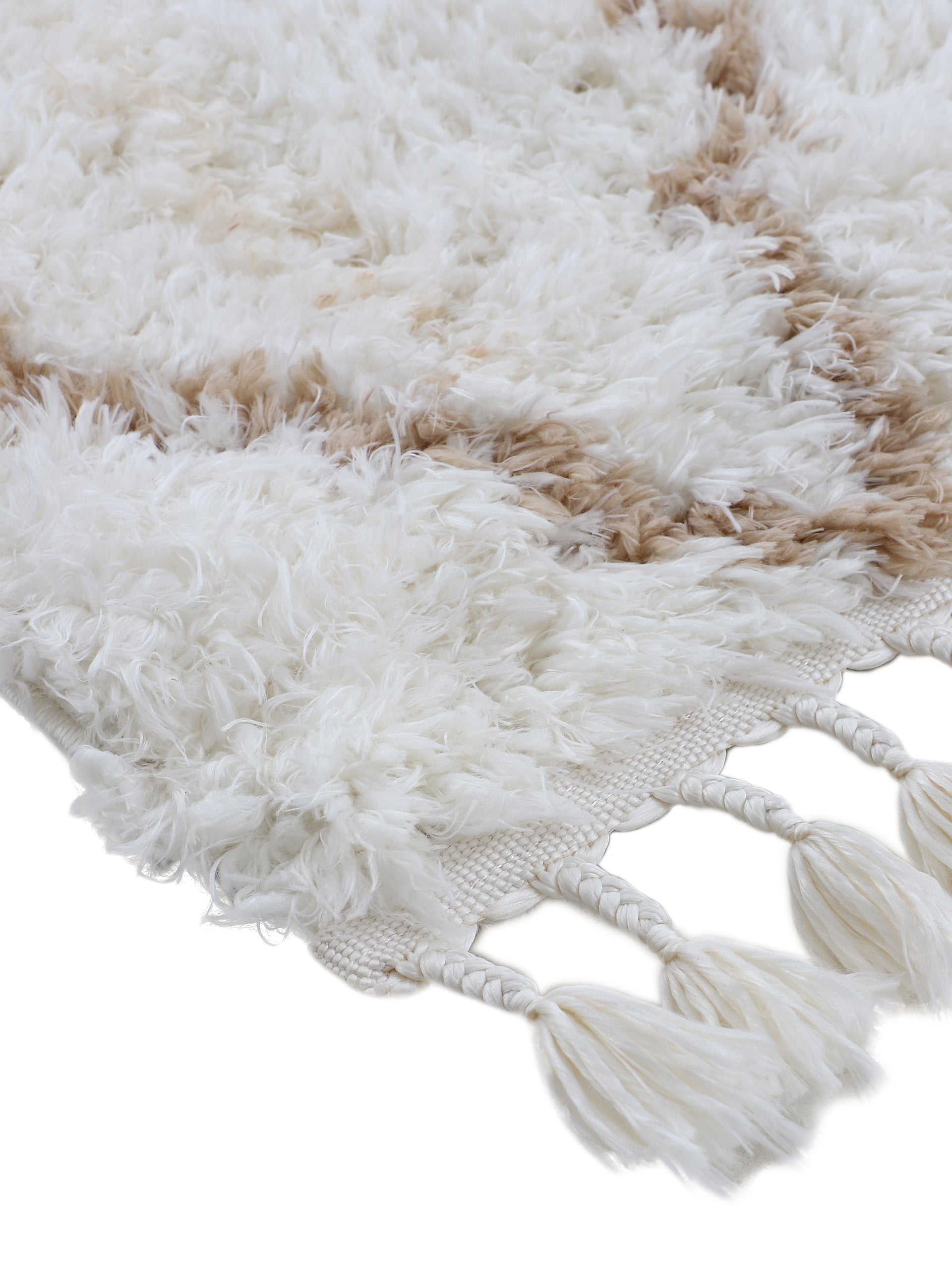 Hochflorteppich Eddy Beige