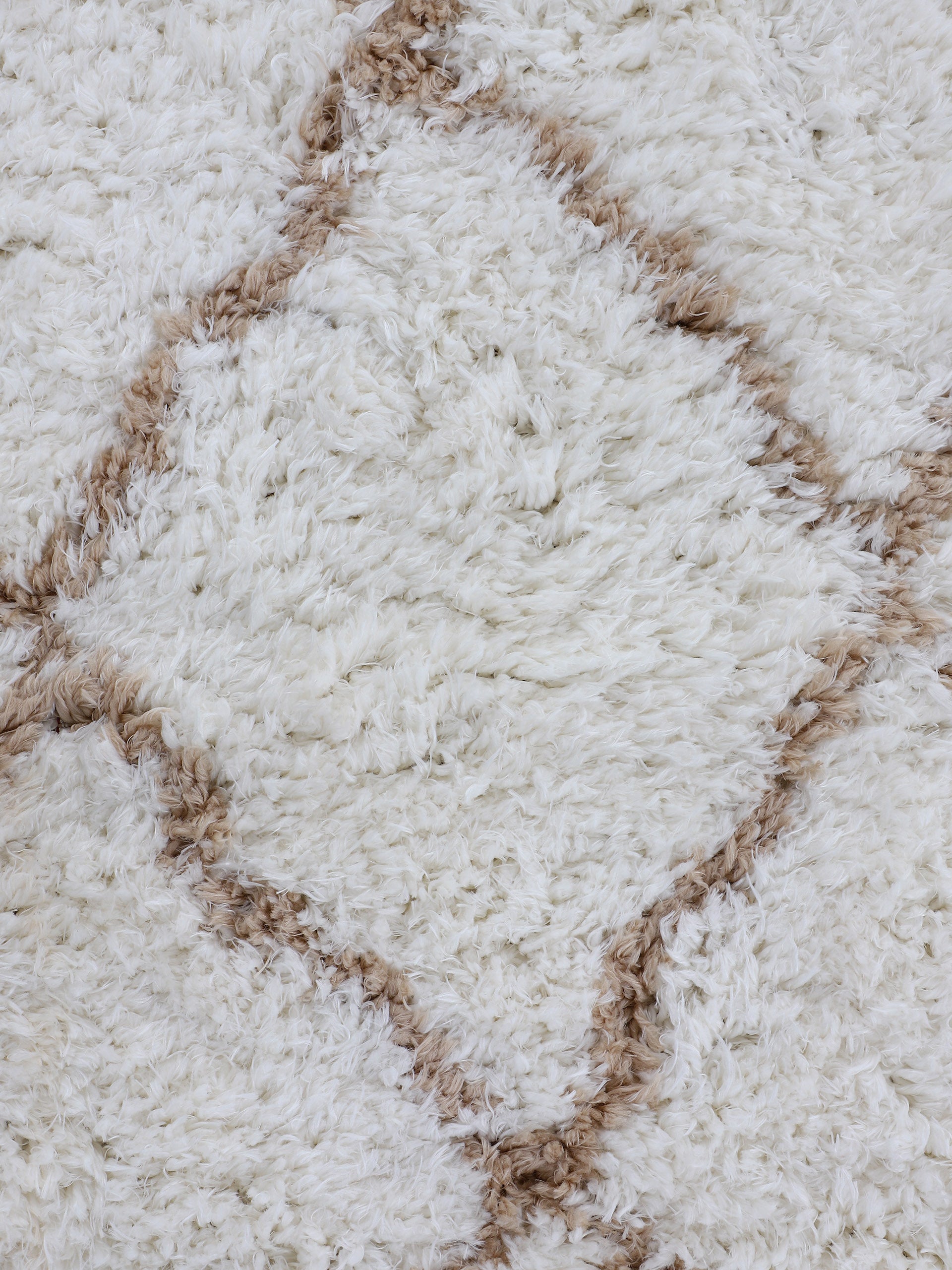 Hochflorteppich Eddy Beige