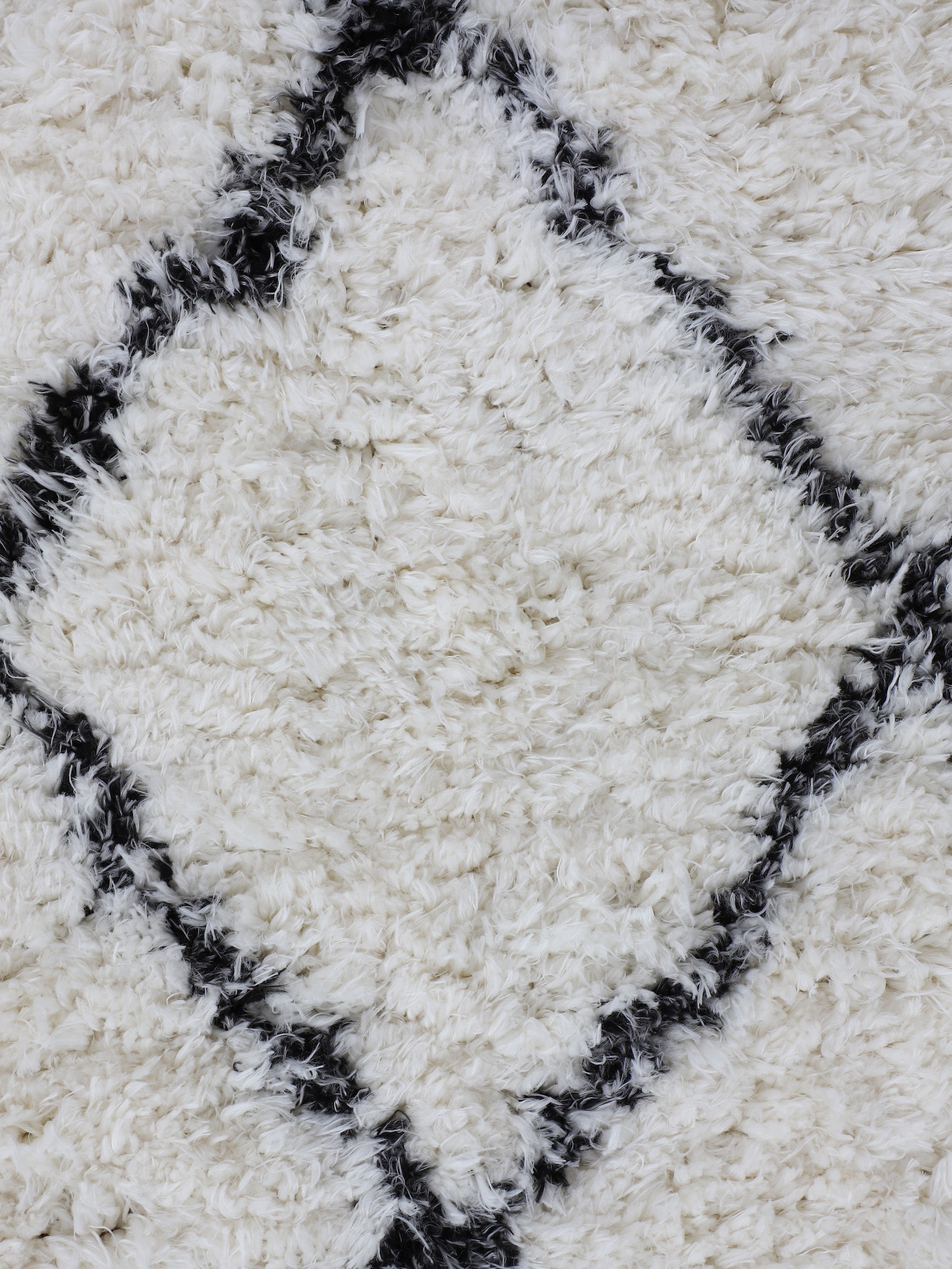 Hochflorteppich Eddy Schwarz