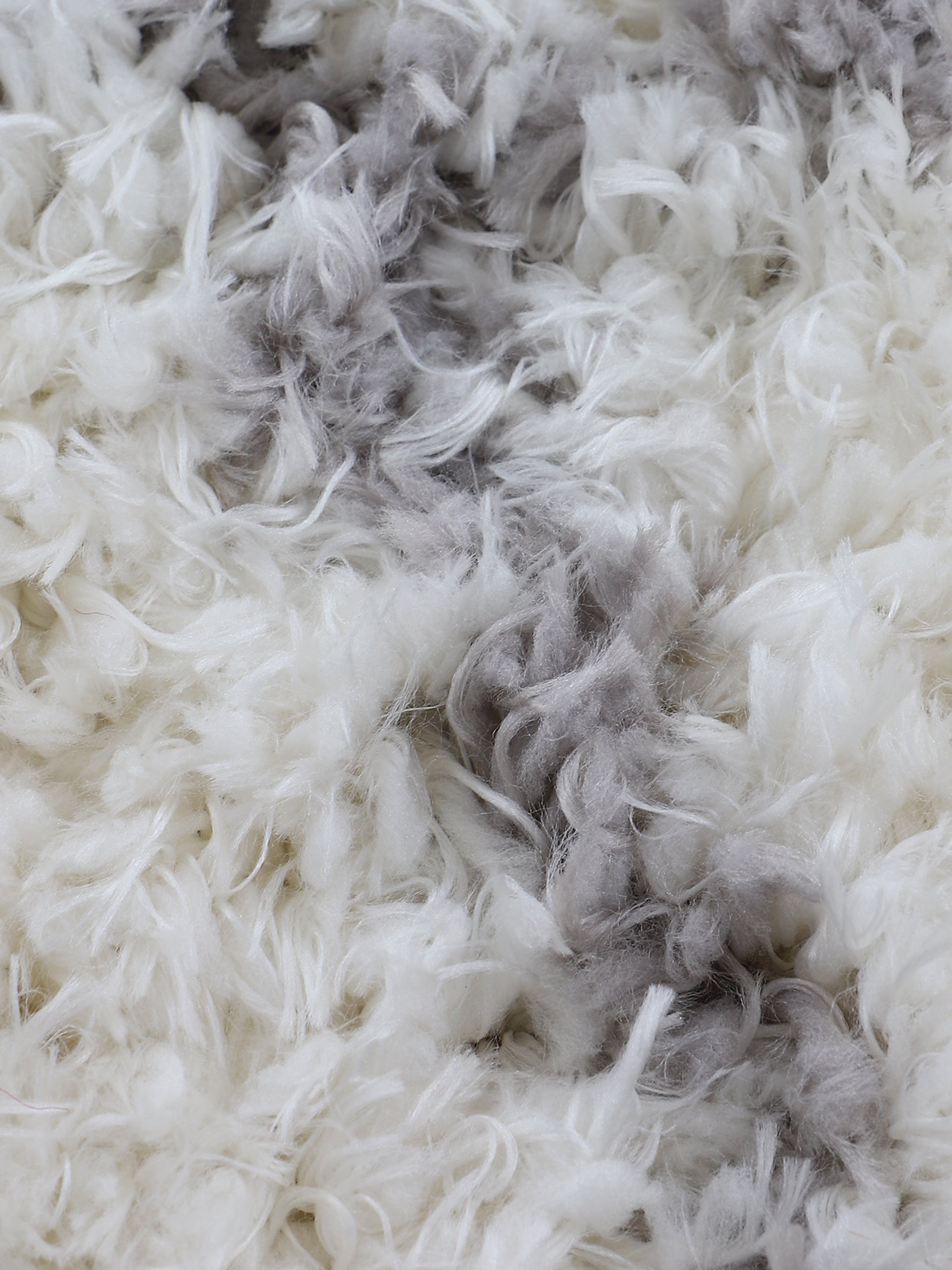 Hochflorteppich Eddy Weiß