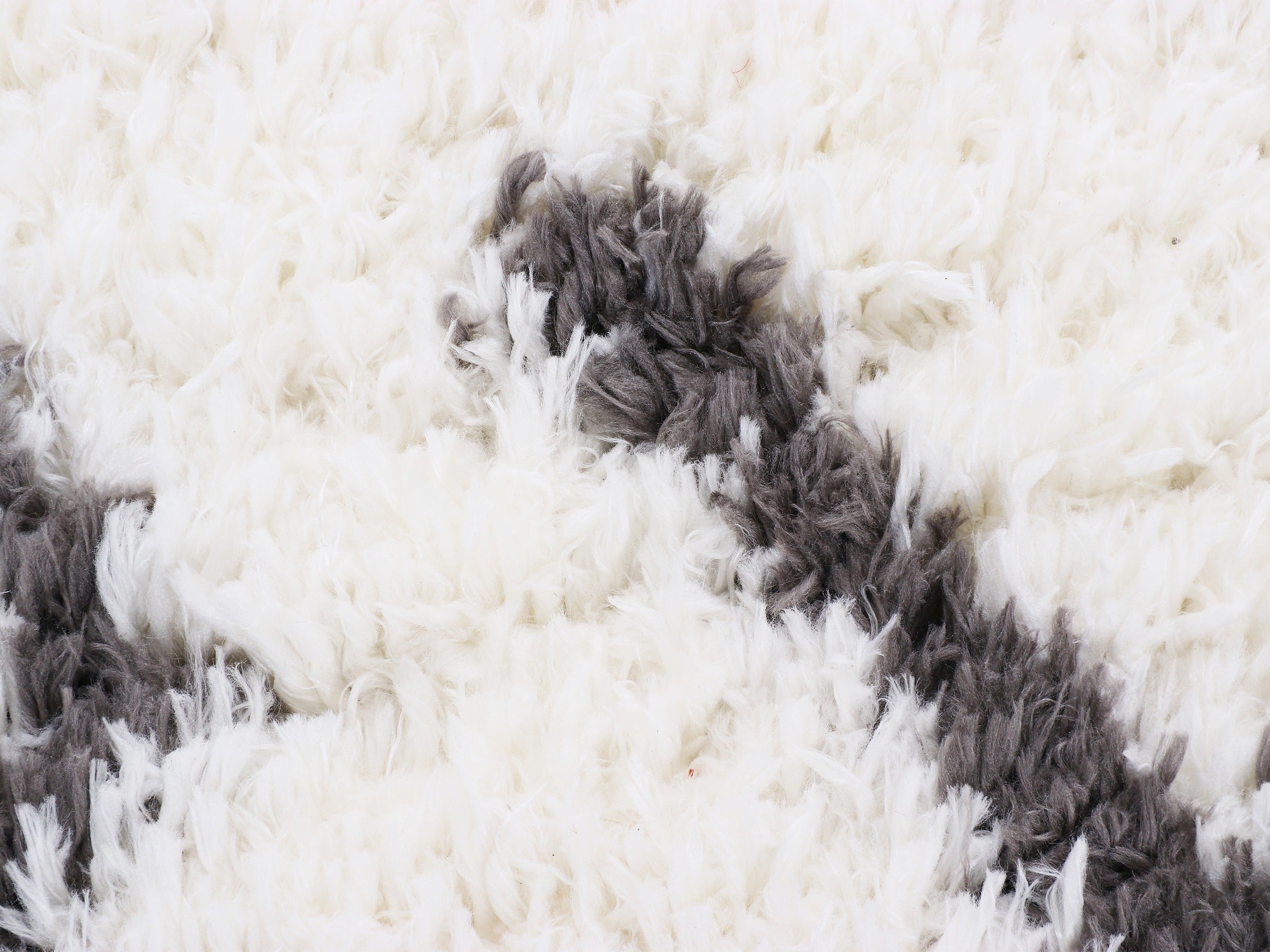 Hochflorteppich Linn Weiß