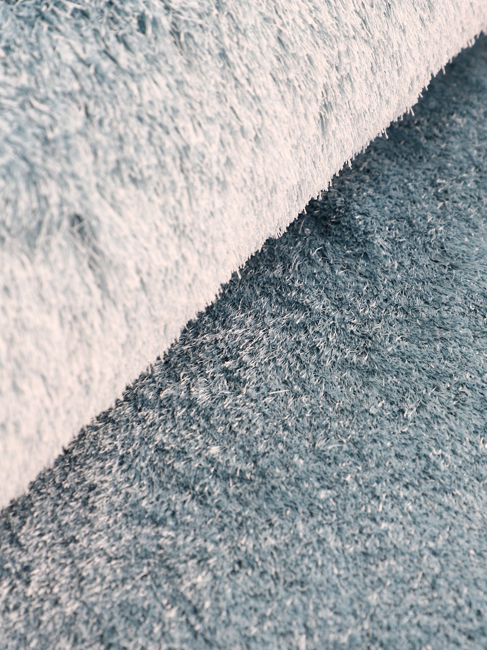 Hochflorteppich Breeze Hellblau