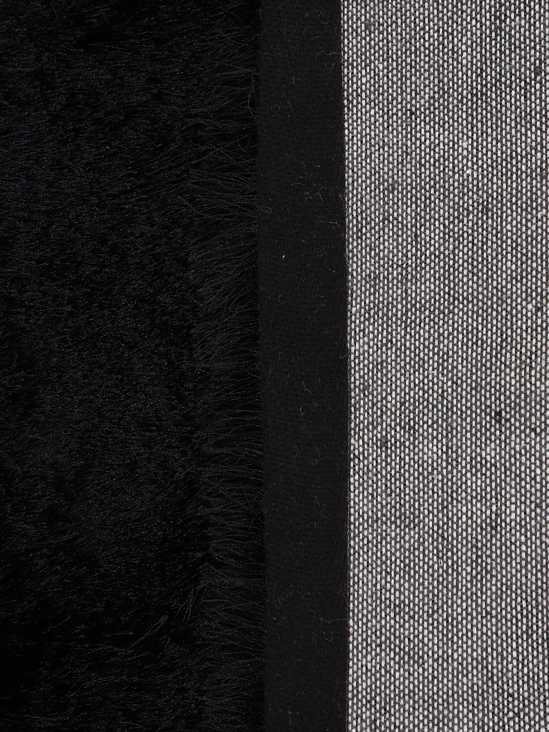 Hochflorteppich Breeze Schwarz