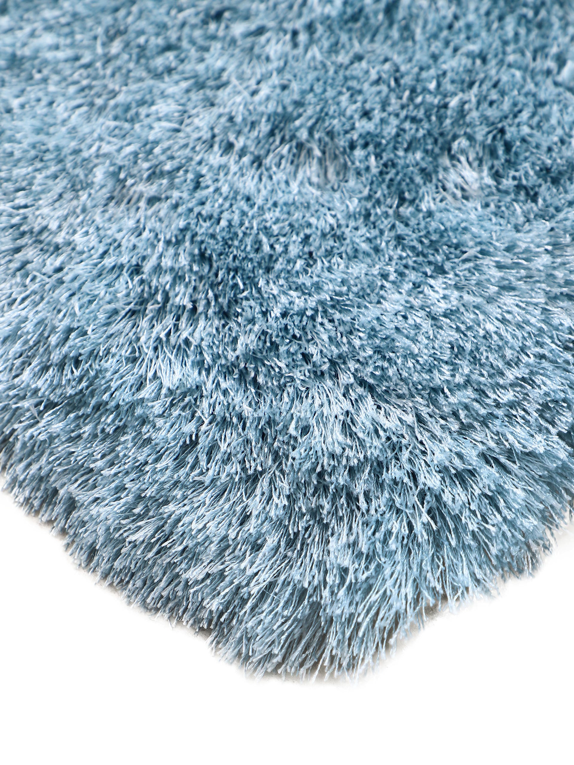 Hochflorteppich Breeze Läufer Hellblau