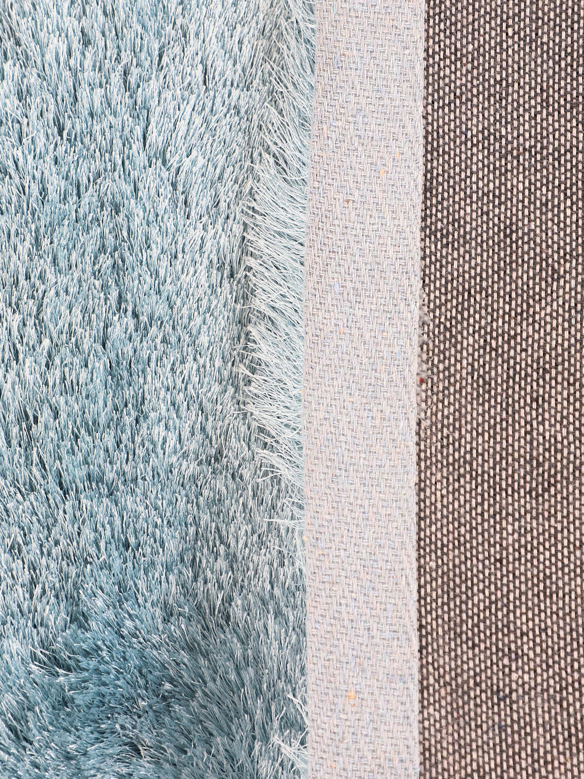 Hochflorteppich Breeze Läufer Hellblau