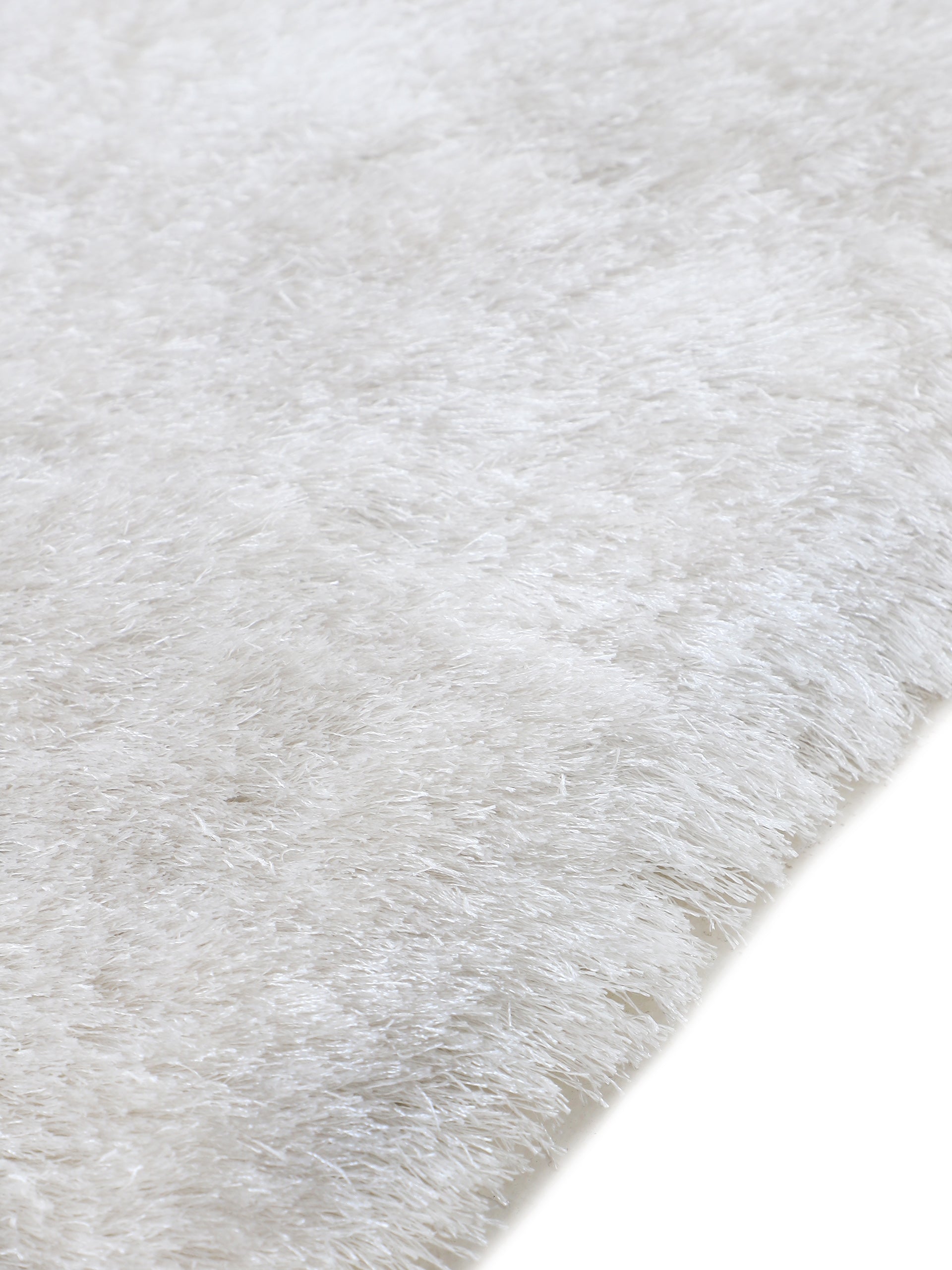 Hochflorteppich Breeze Rund Weiß