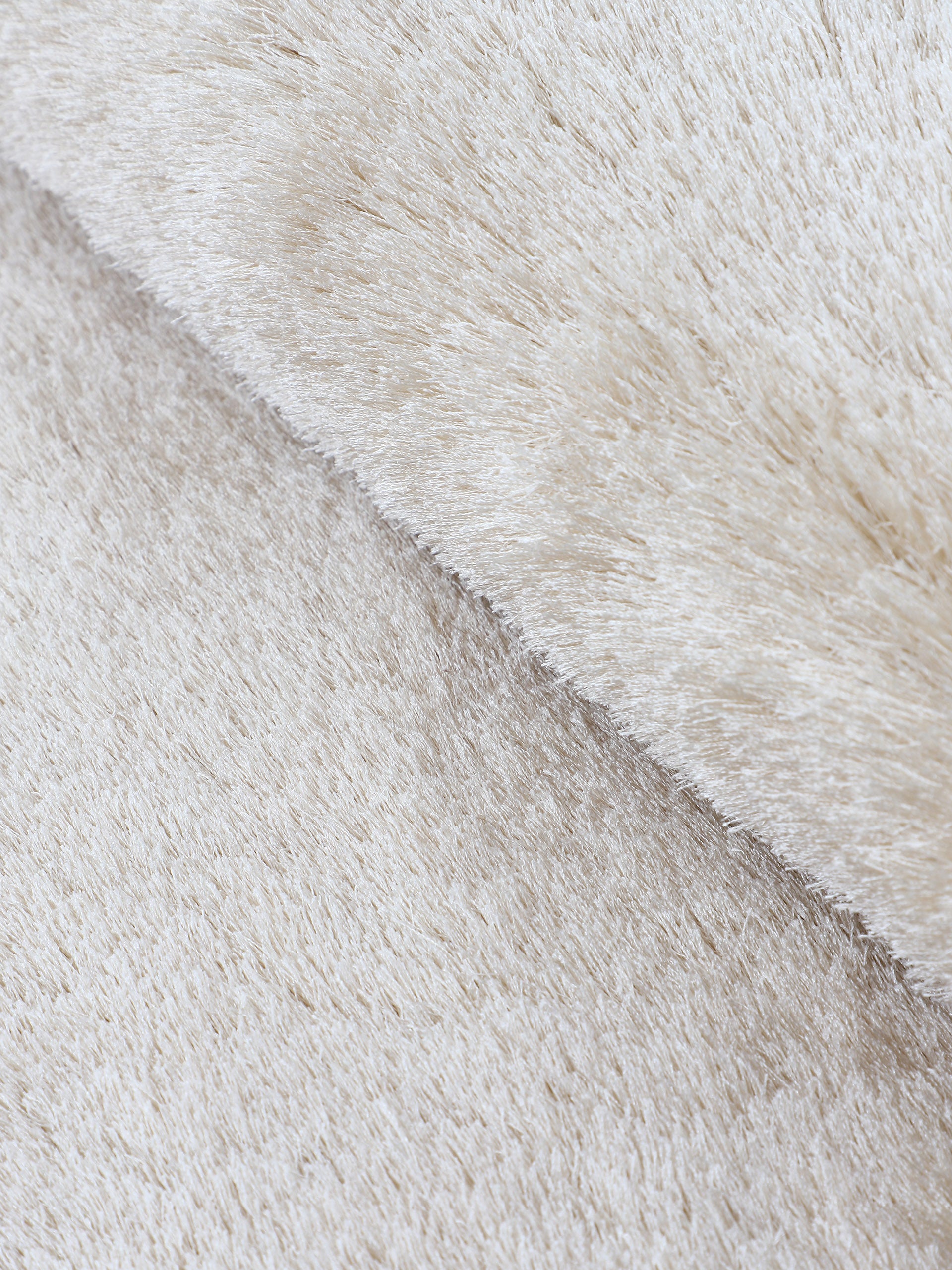 Hochflorteppich Breeze Quadratisch Creme