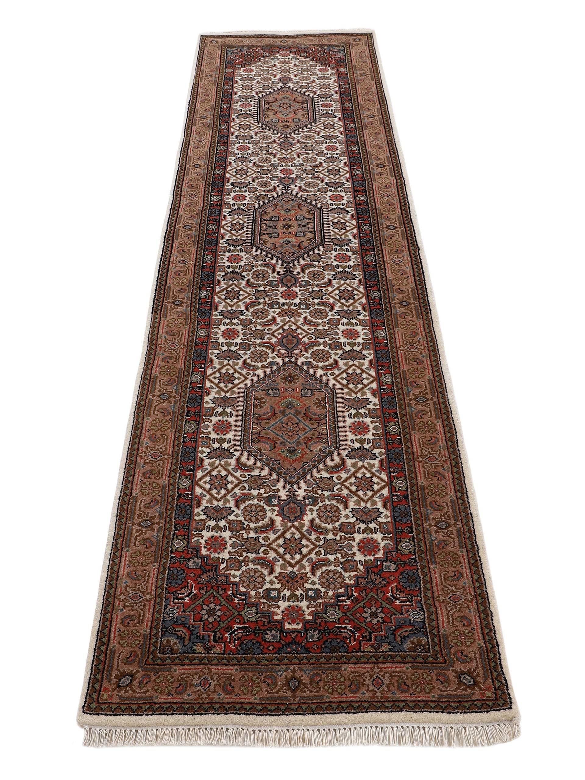 Bidjar Teppich Läufer Creme