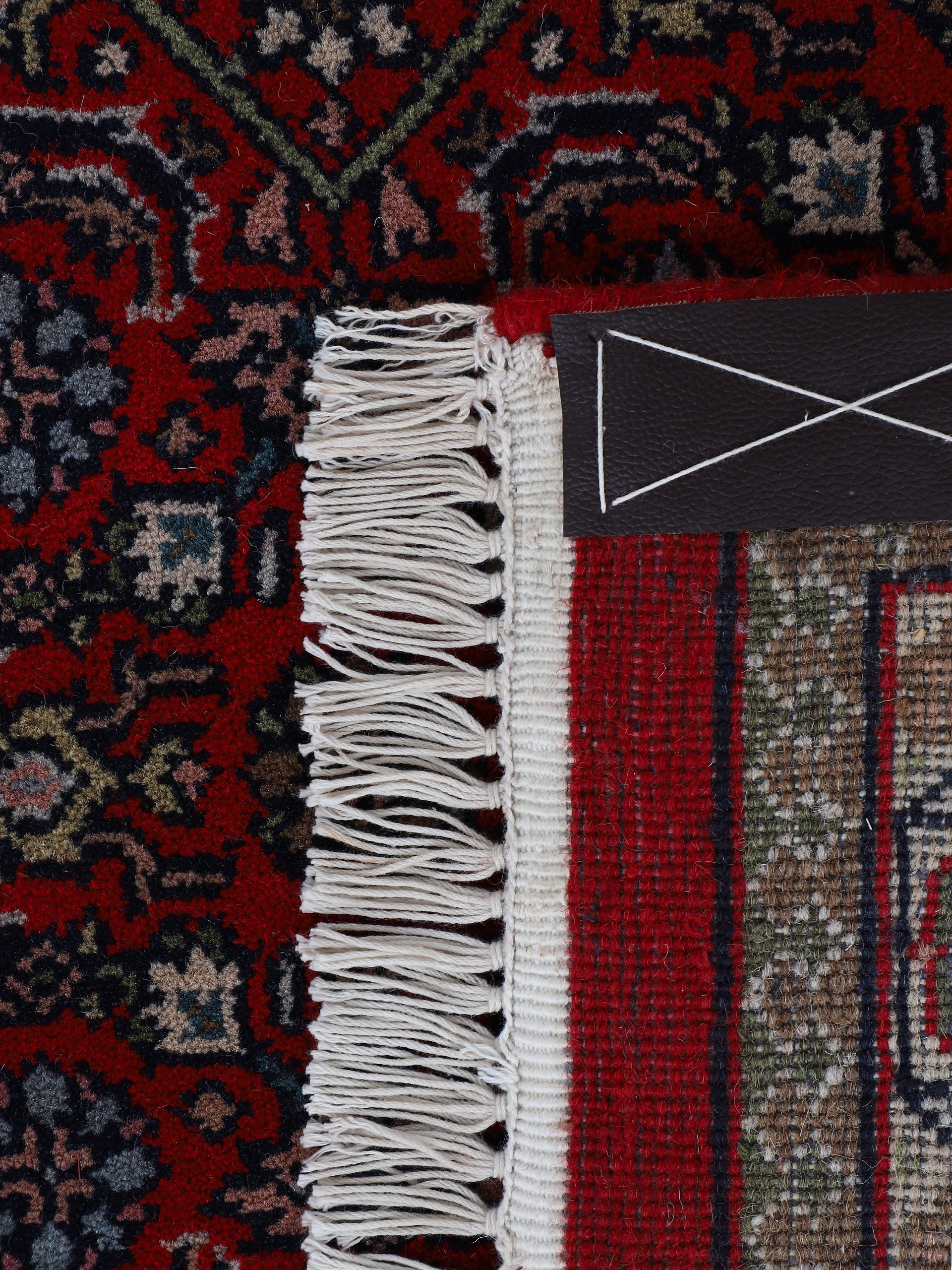 Bidjar Herati Teppich Läufer Rot