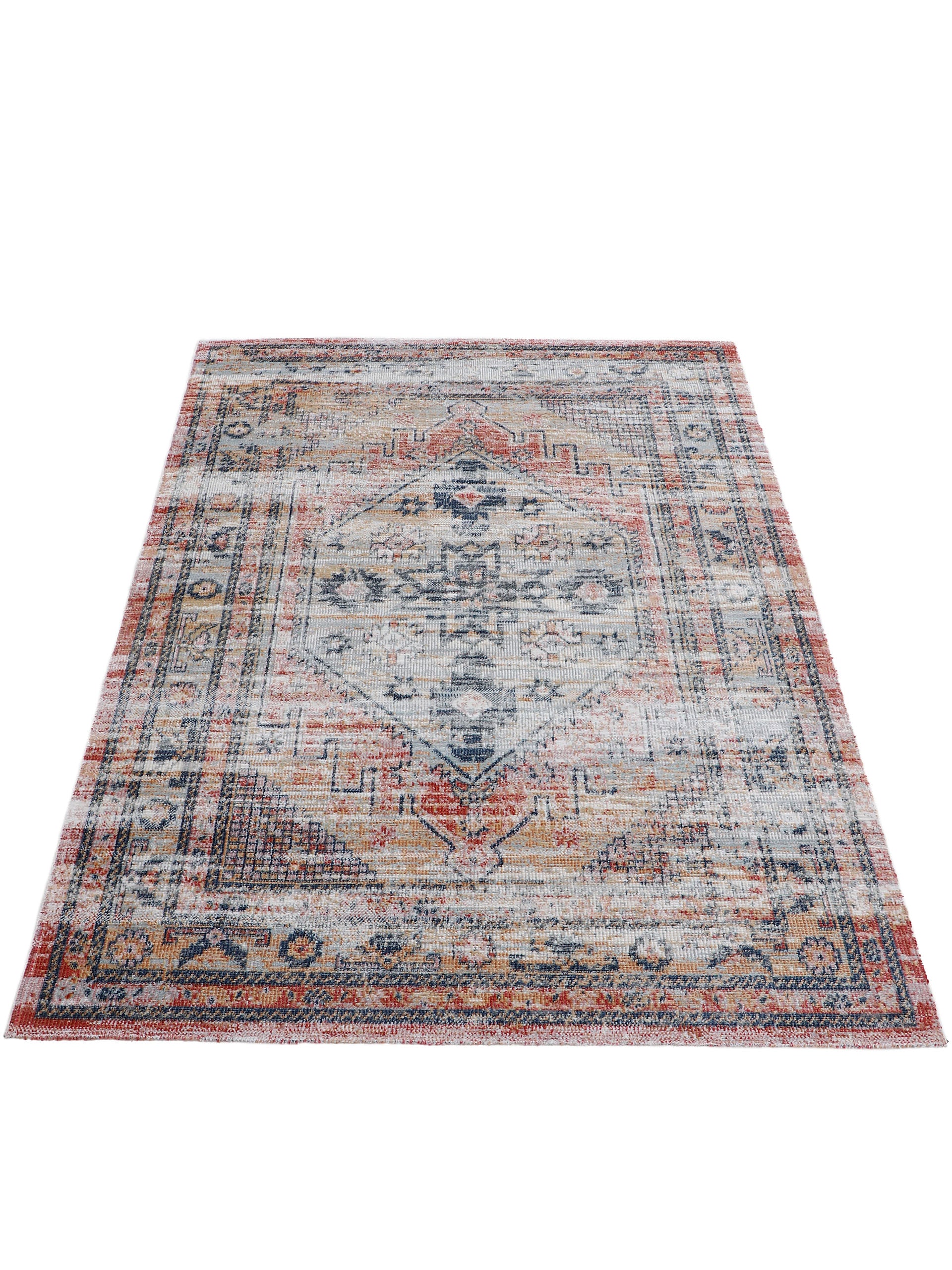 Flachgewebeteppich Omen Orange