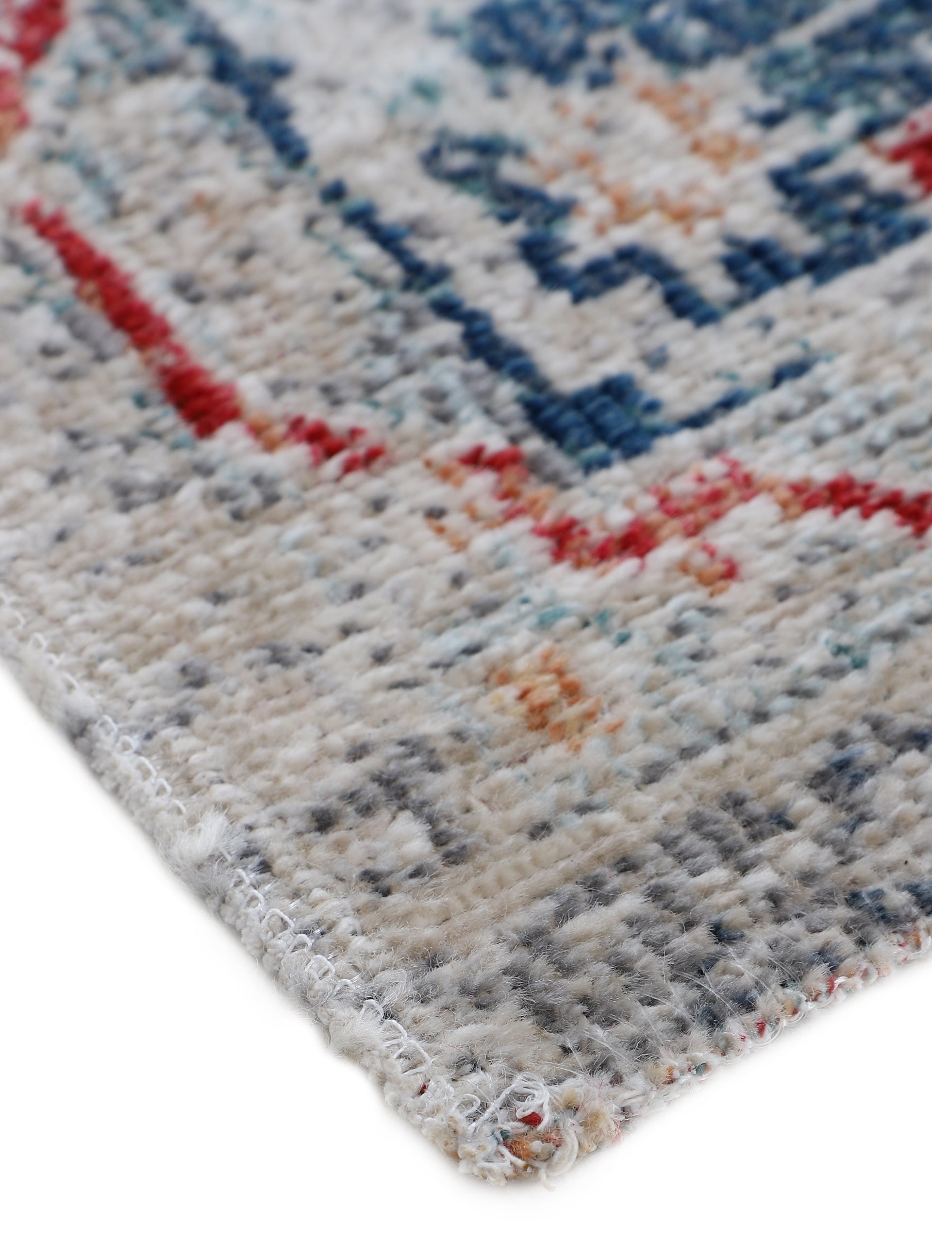 Flachgewebeteppich Noah Hellgrau