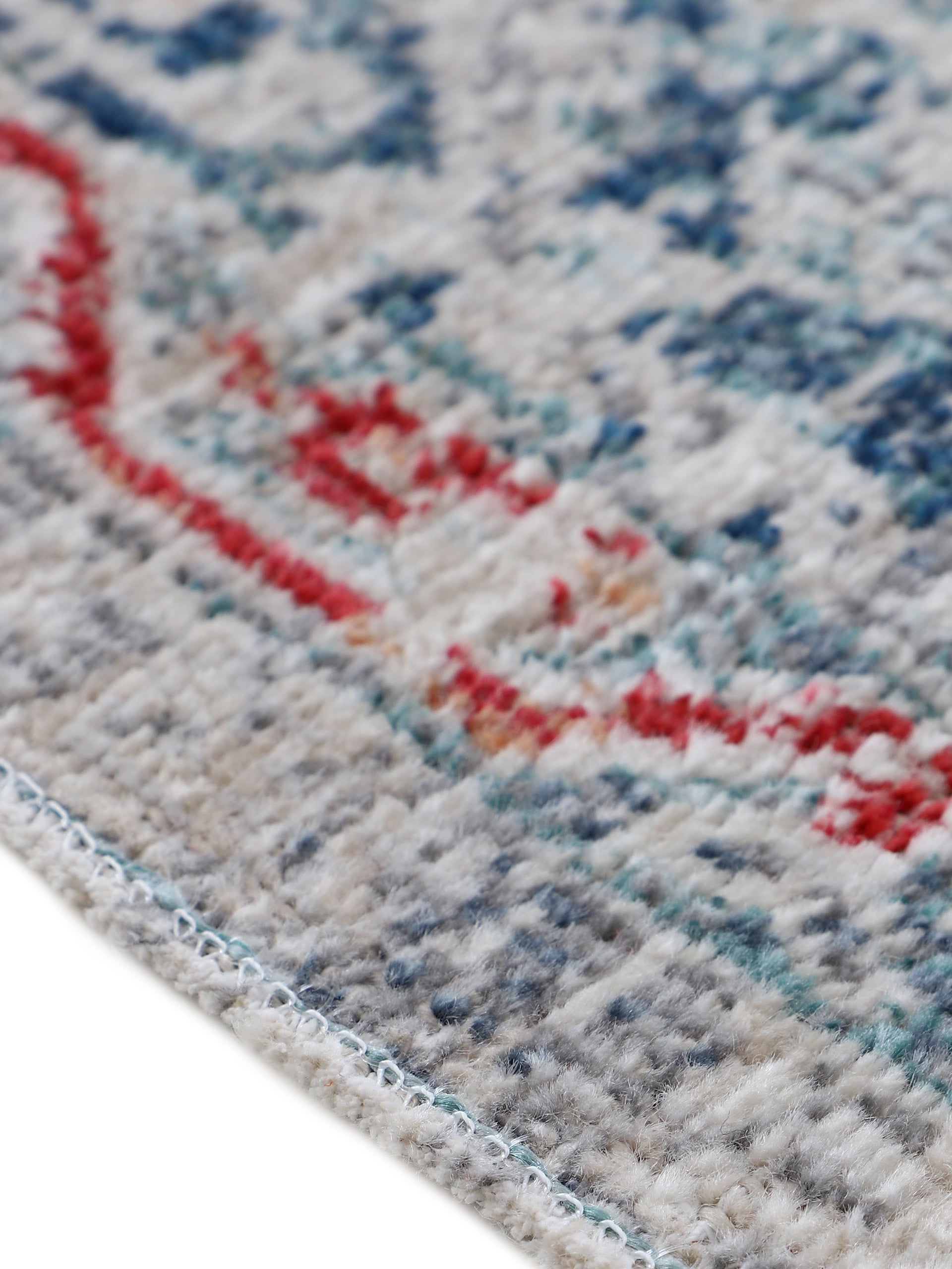 Flachgewebeteppich Noah Hellgrau