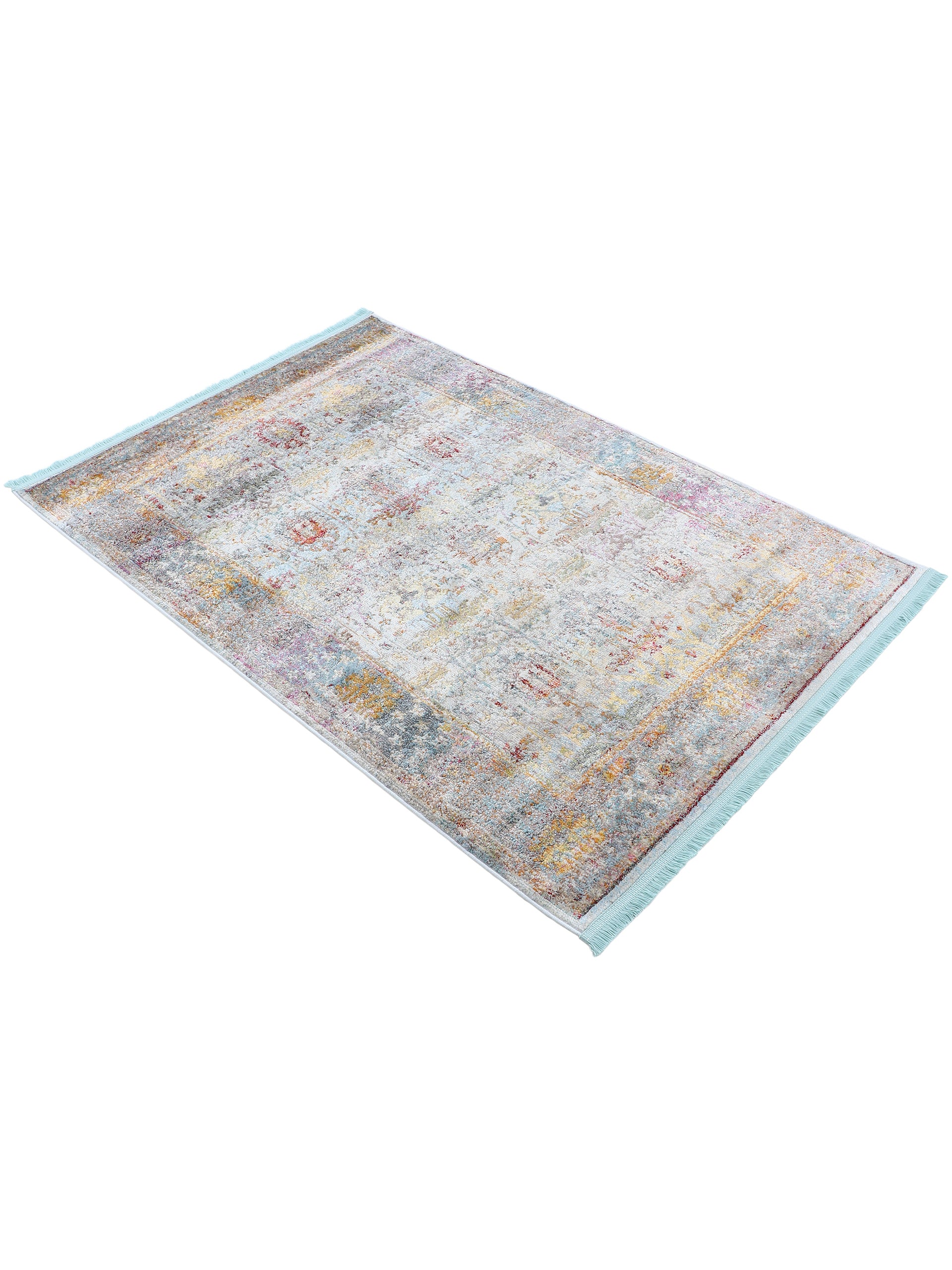 Vintage Teppich Mala Gelb