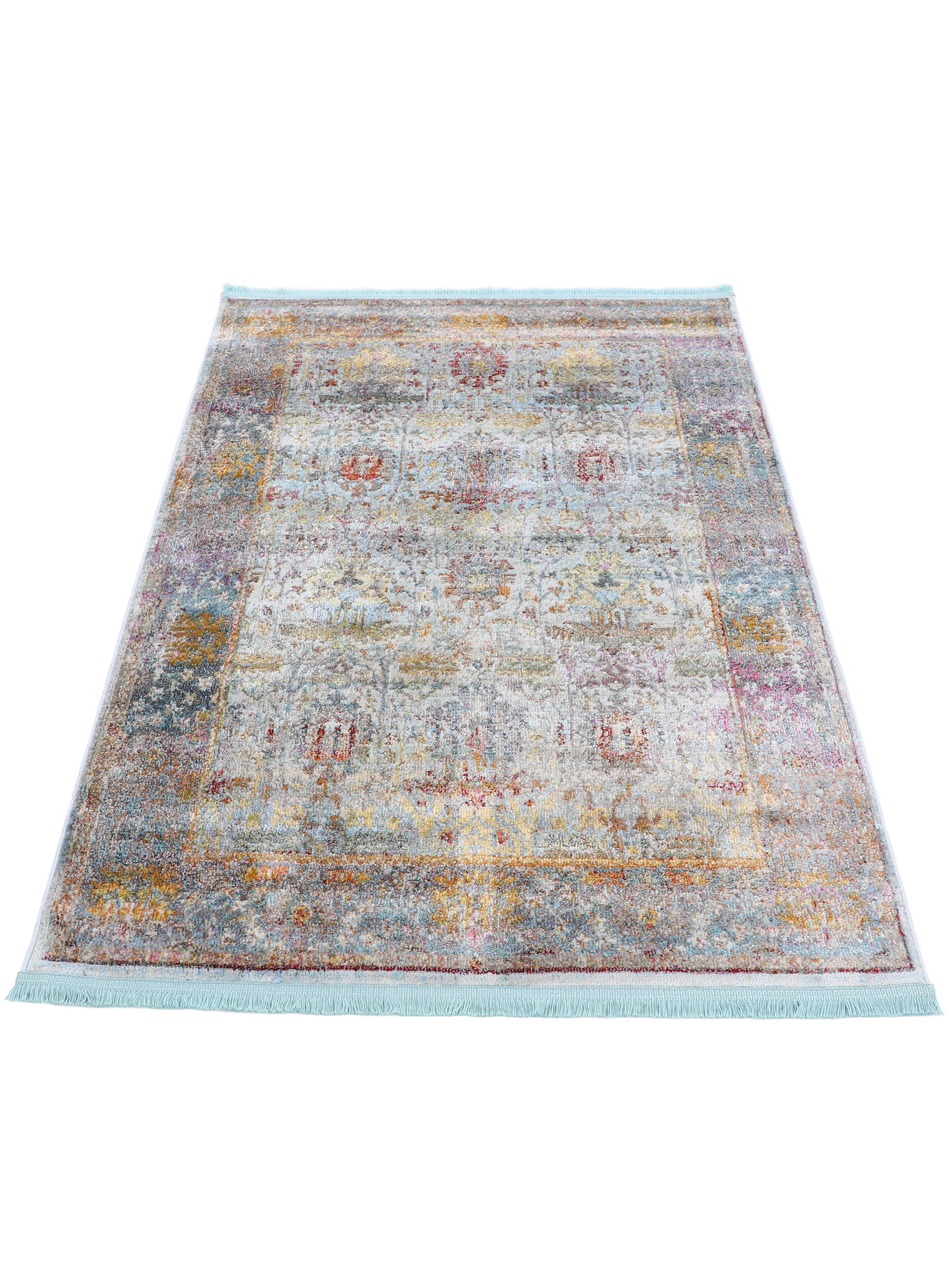 Vintage Teppich Mala Gelb