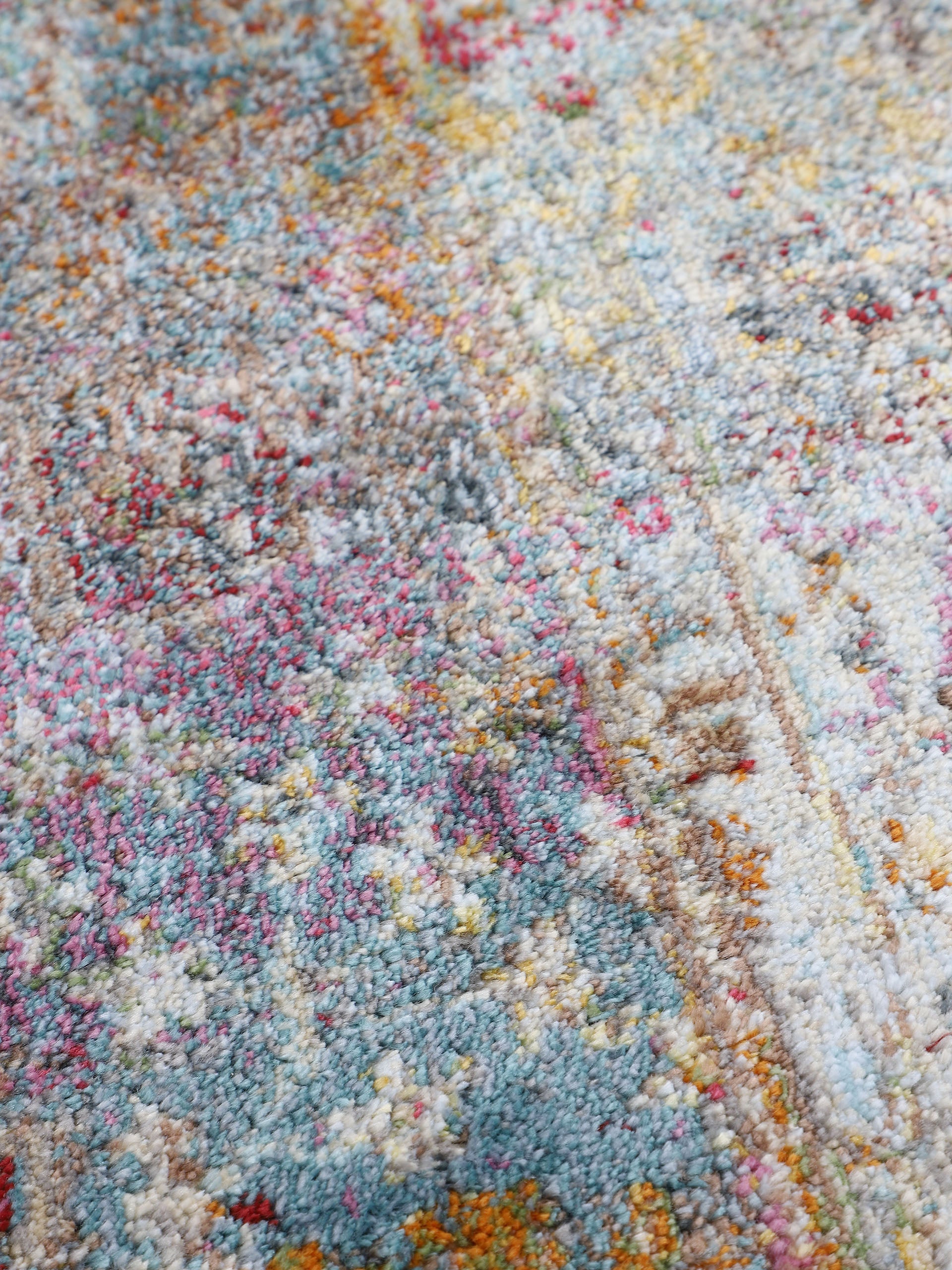 Vintage Teppich Mala Gelb