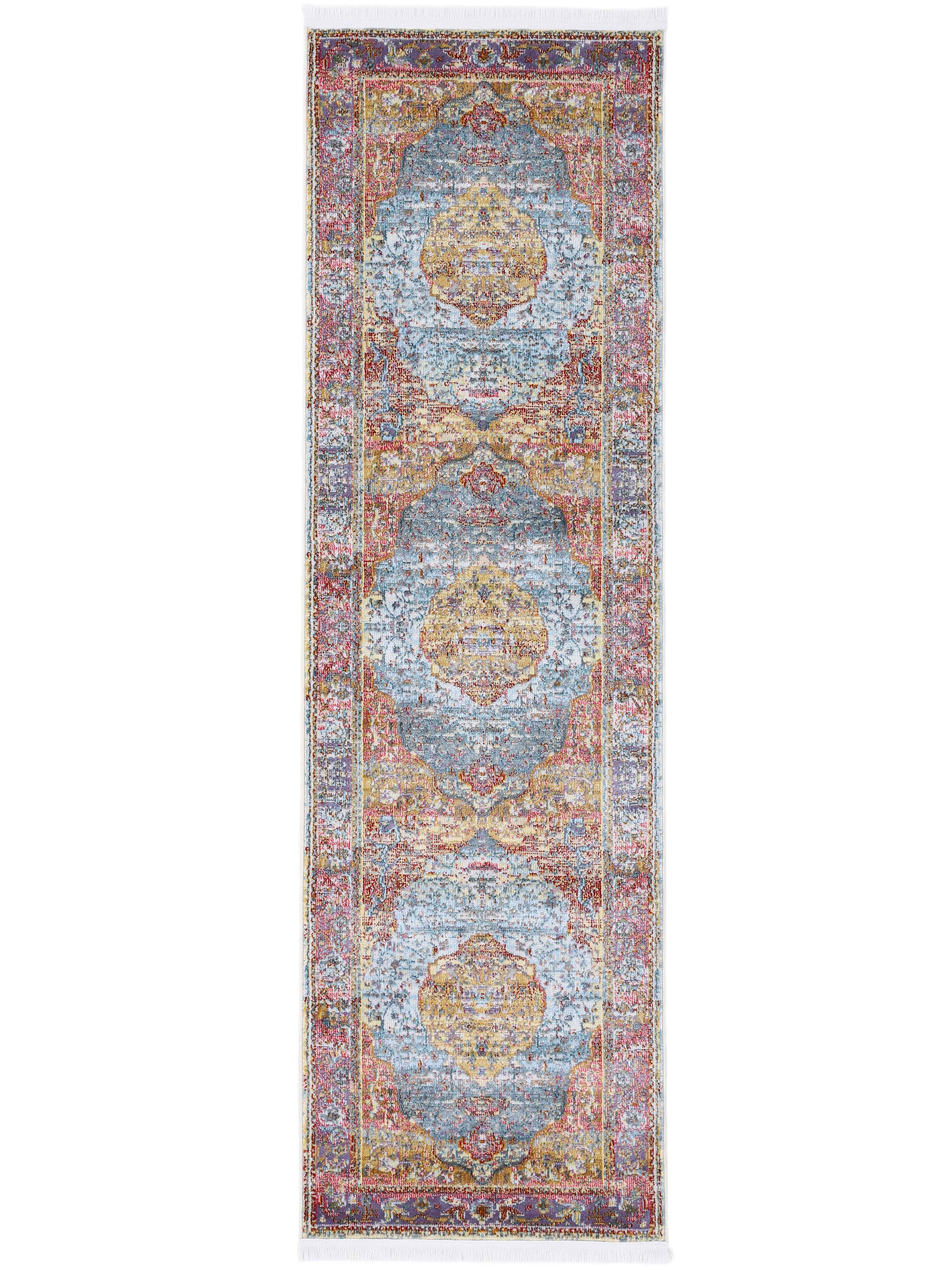 Vintage Teppich Esha Läufer Multicolor