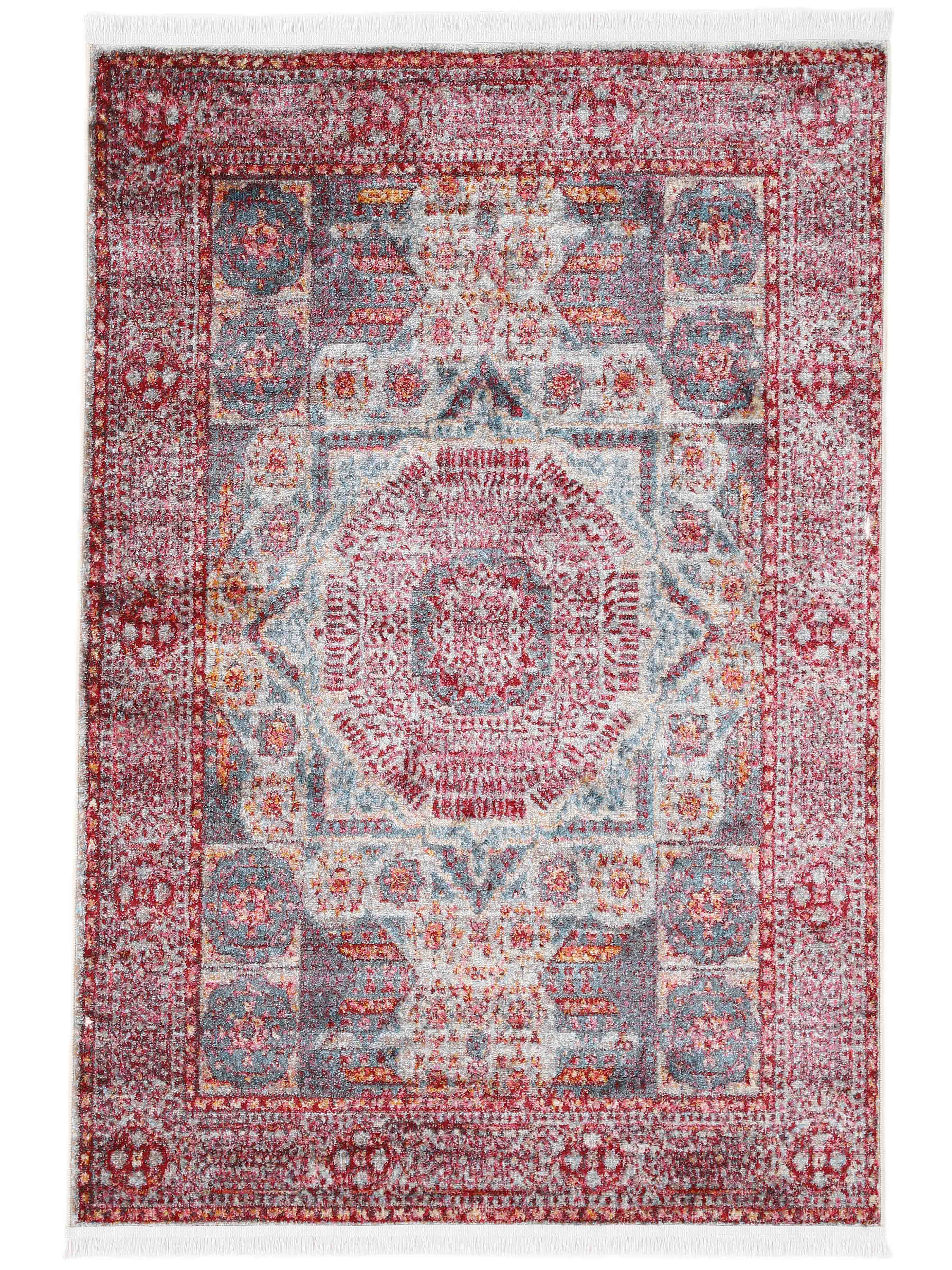 Vintage Teppich Anil Rot