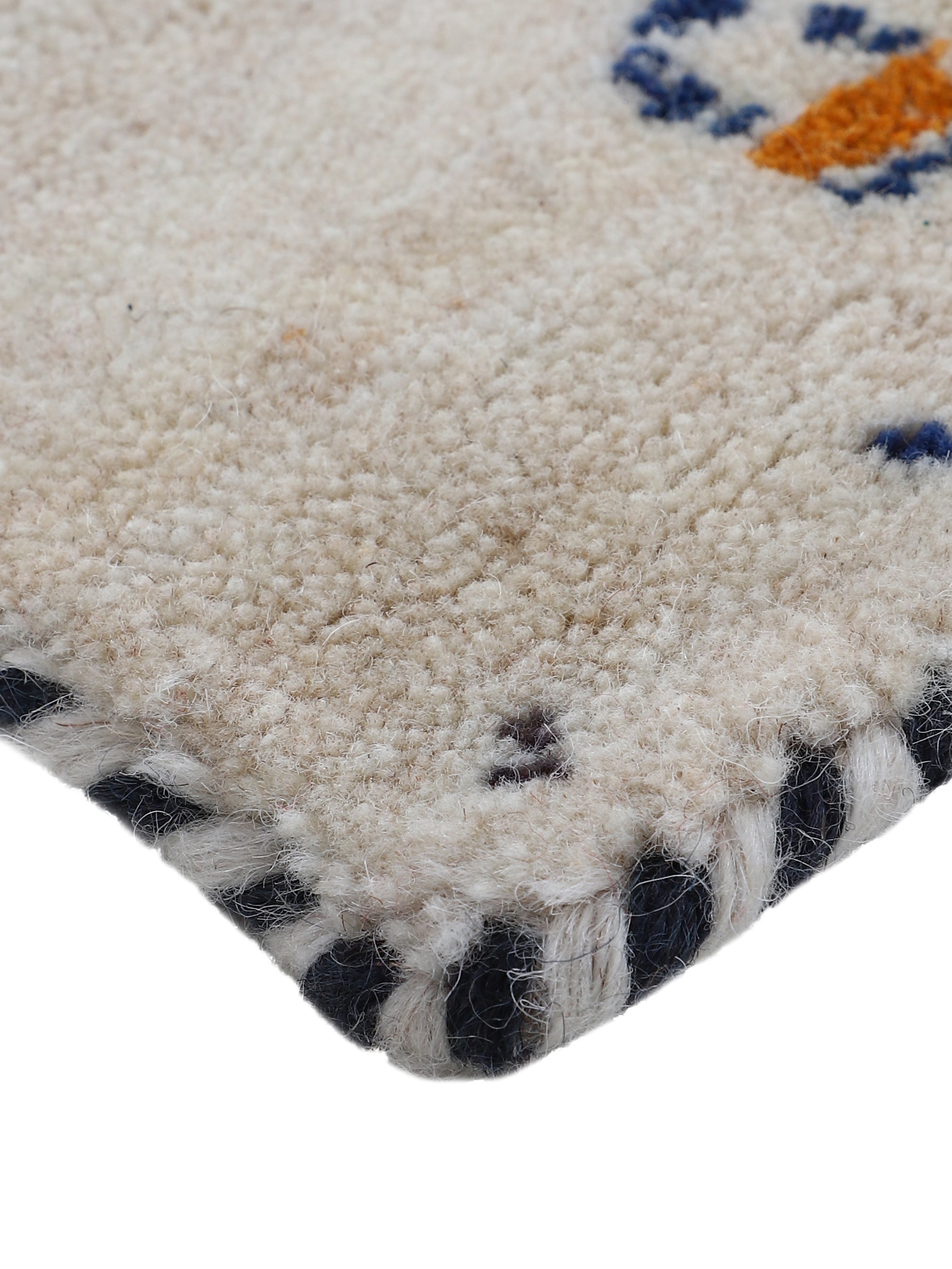 Wollteppich Gabbeh Nura Beige