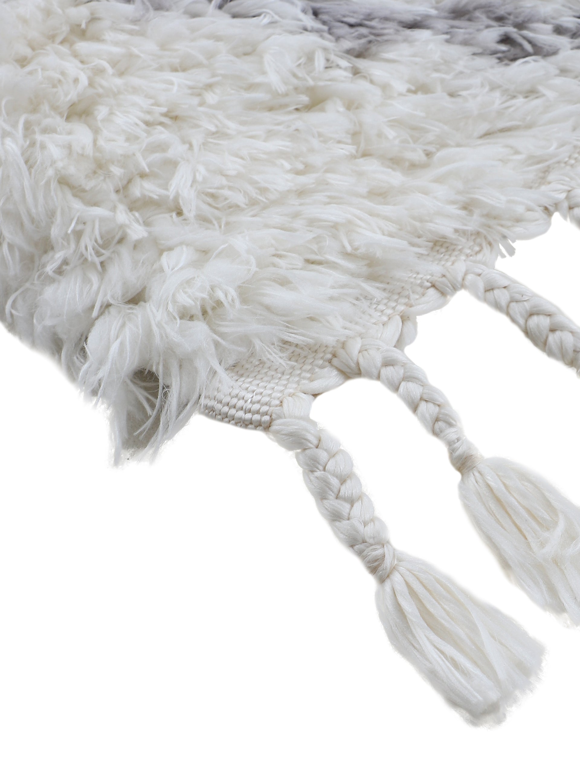 Hochflorteppich Eddy Quadratisch Weiß