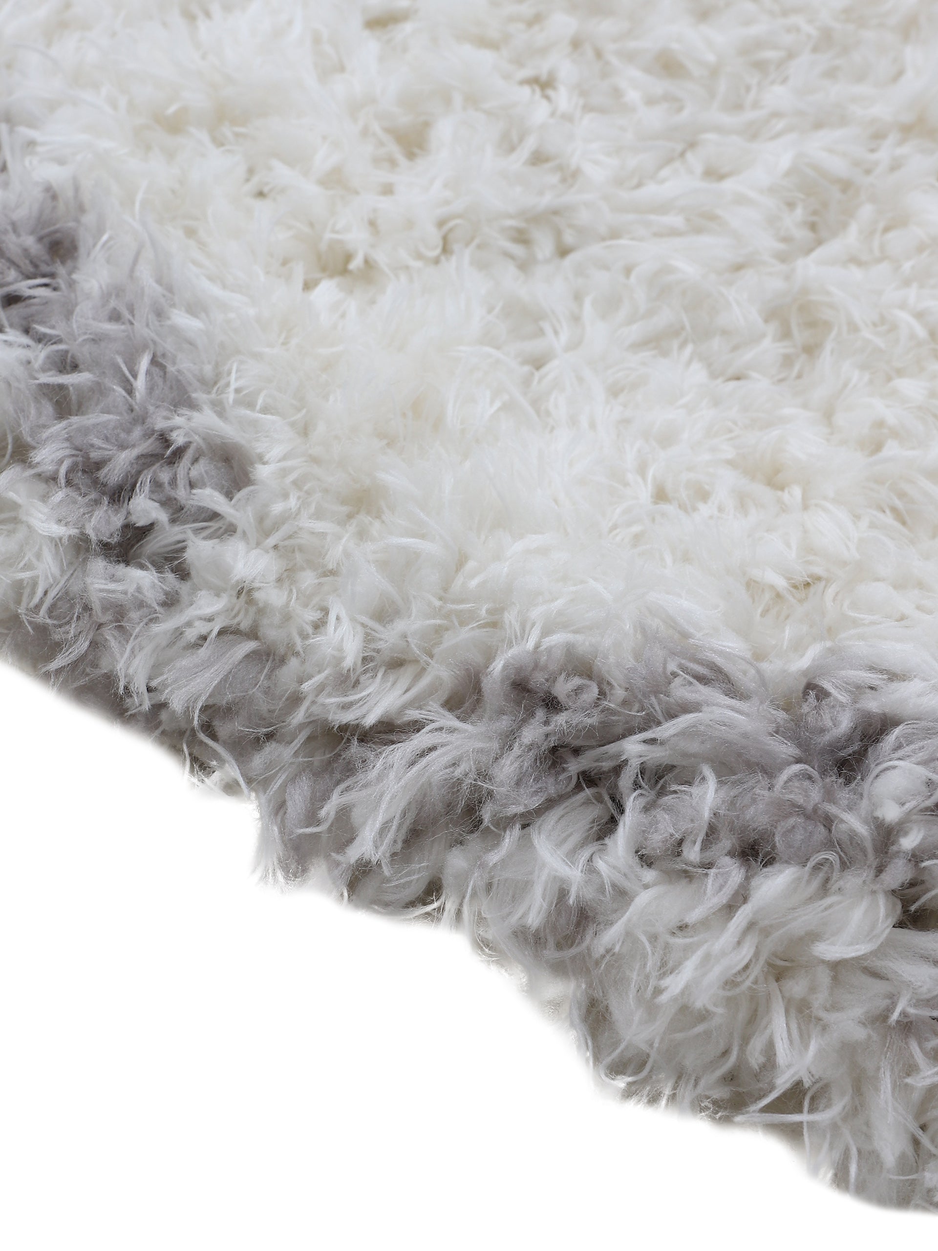 Hochflorteppich Eddy Quadratisch Weiß