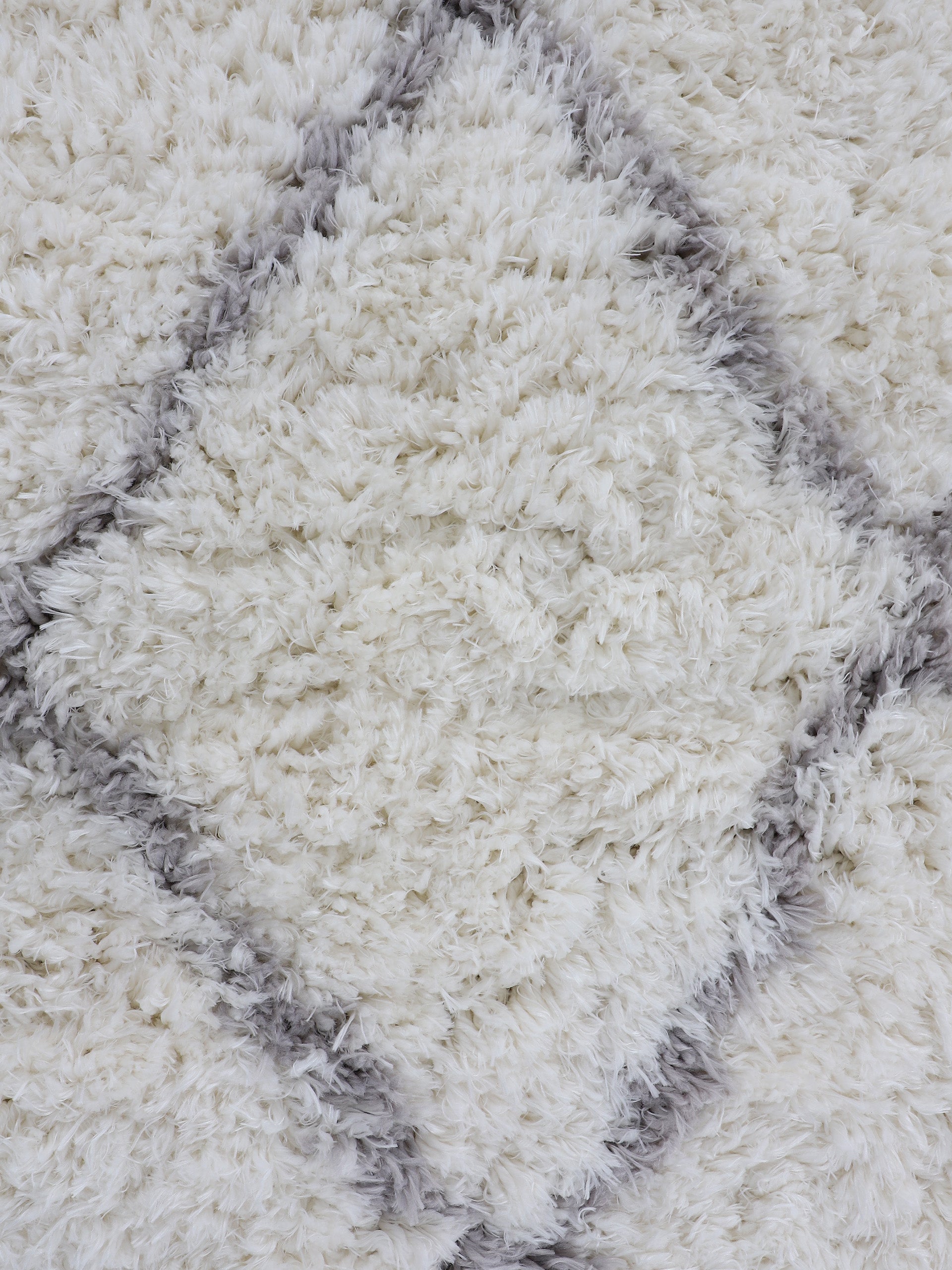 Hochflorteppich Eddy Quadratisch Weiß