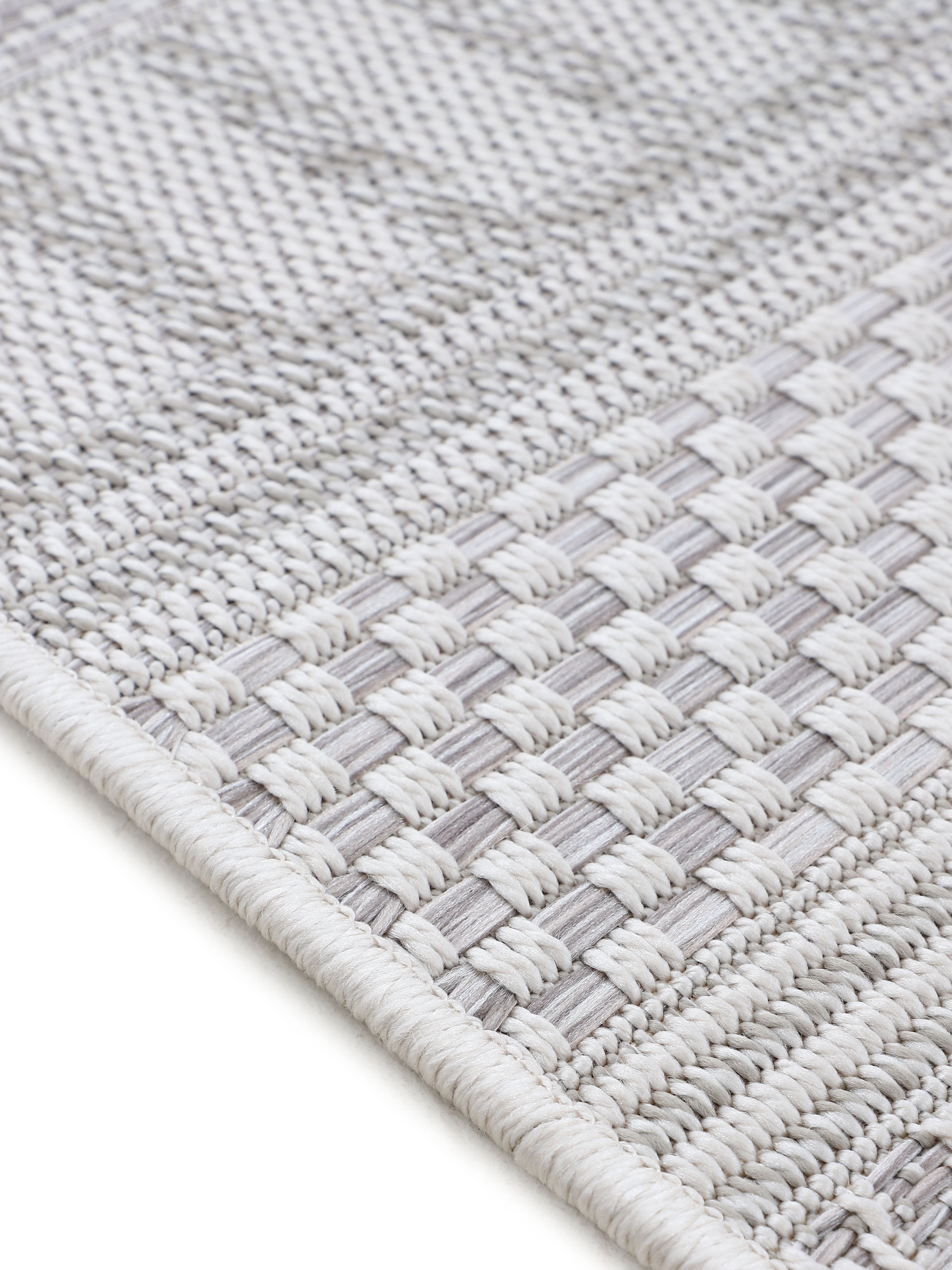 In- & Outdoor Teppich Boho Läufer Beige