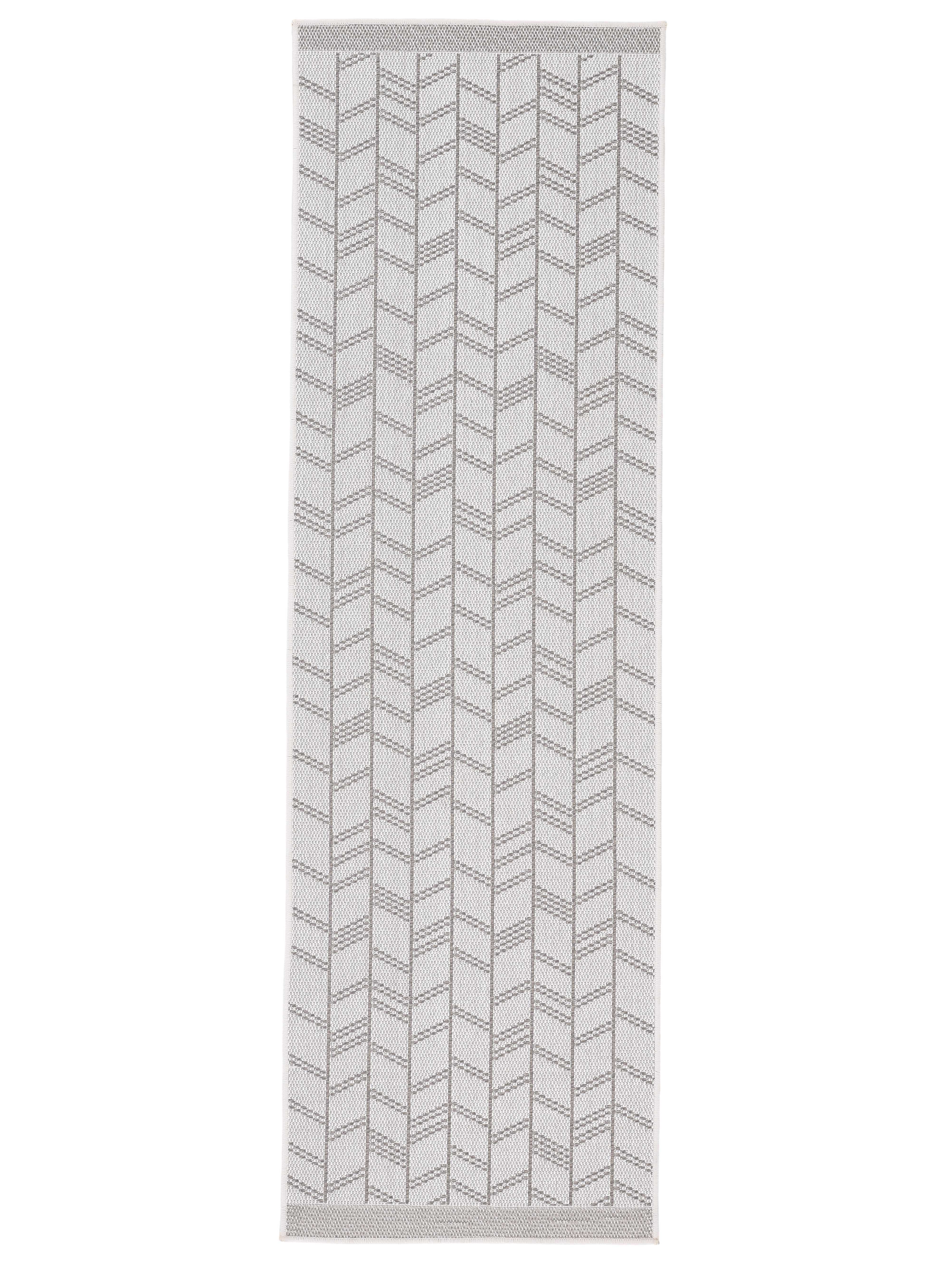 In- & Outdoor Teppich Boho Läufer Beige