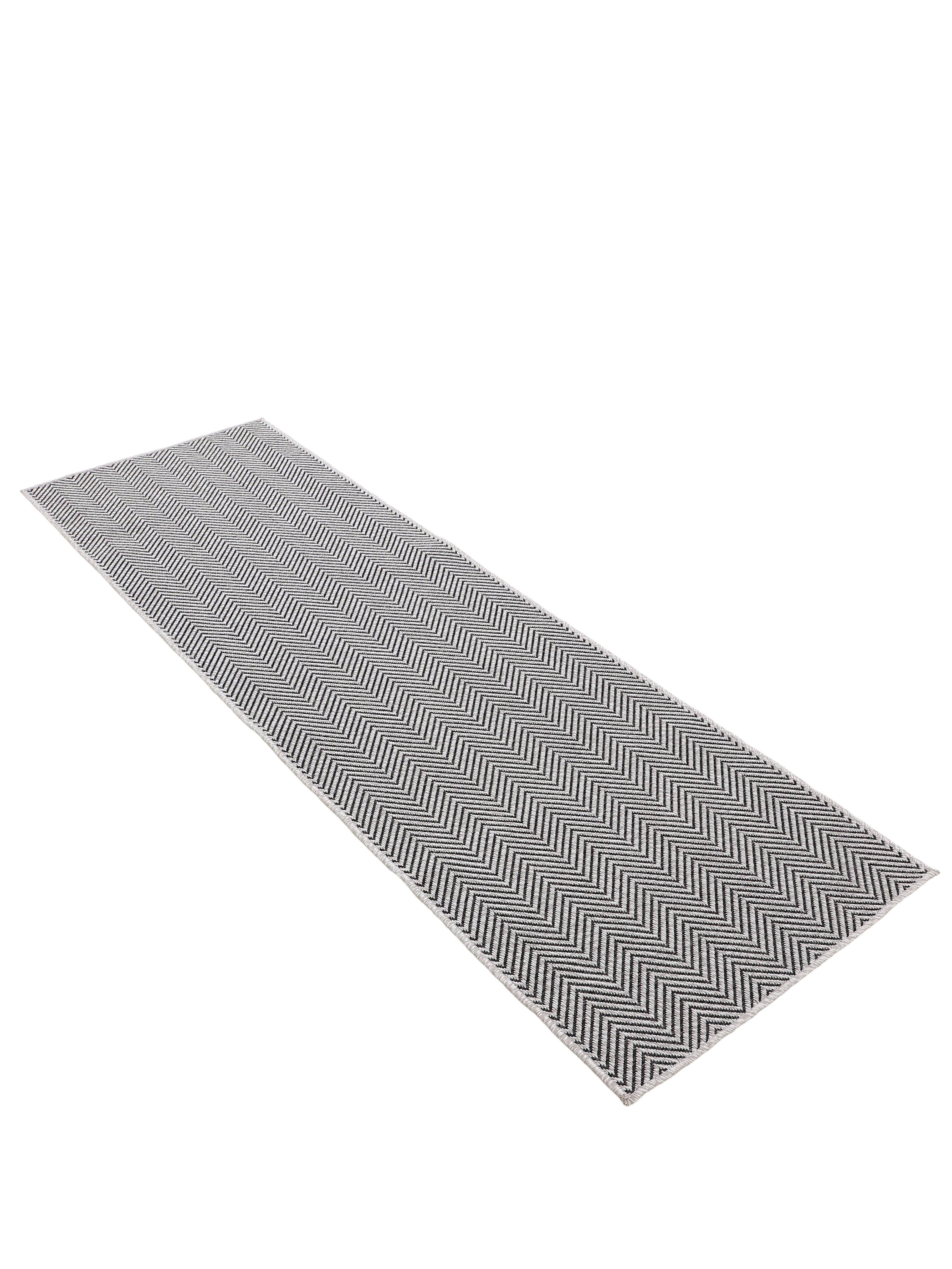 In- & Outdoor Teppich Boho Läufer Beige