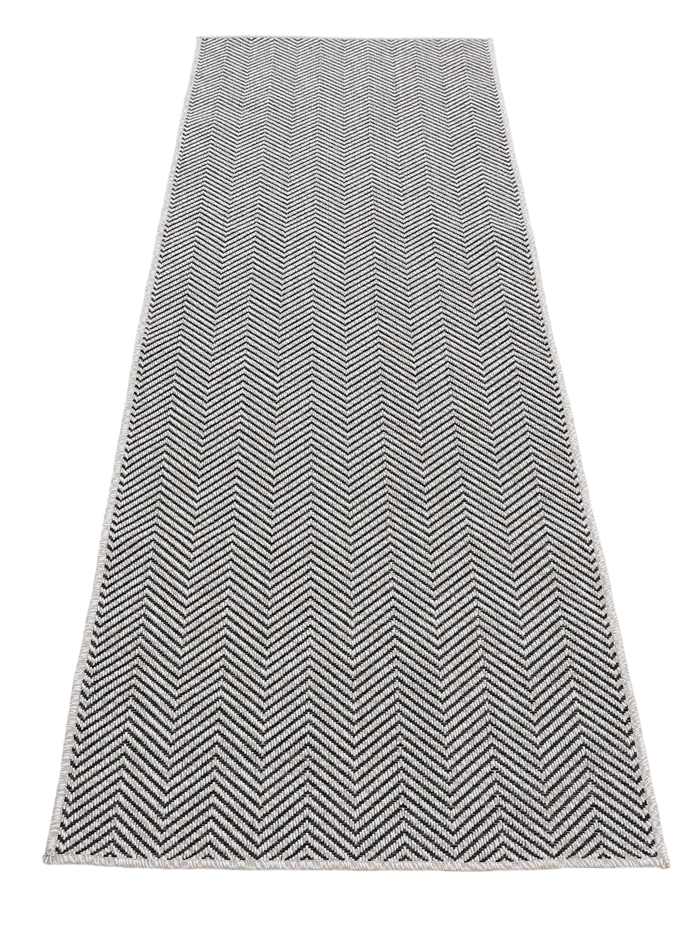 In- & Outdoor Teppich Boho Läufer Beige