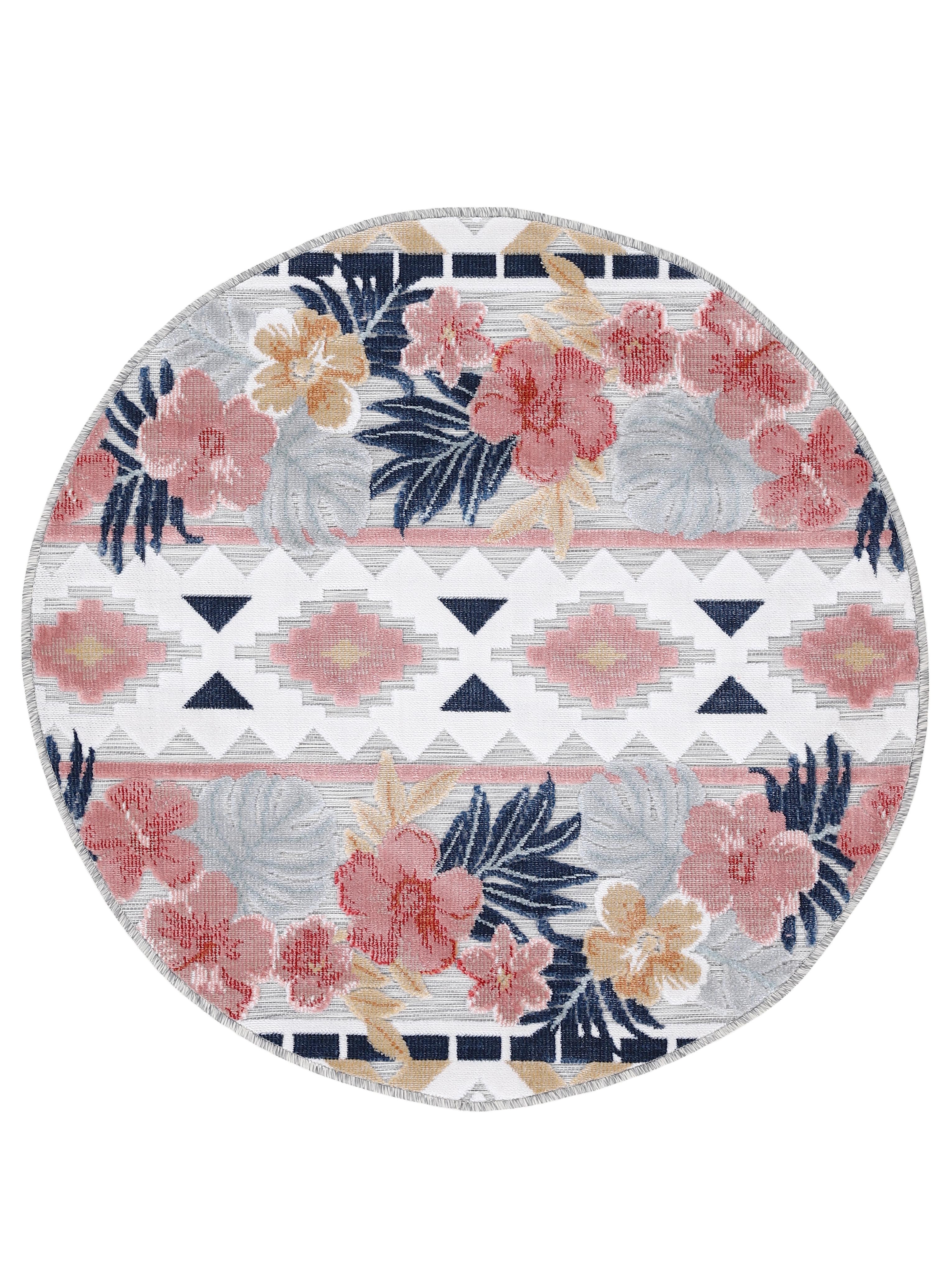 In- & Outdoor Teppich Deja Rund Multicolor