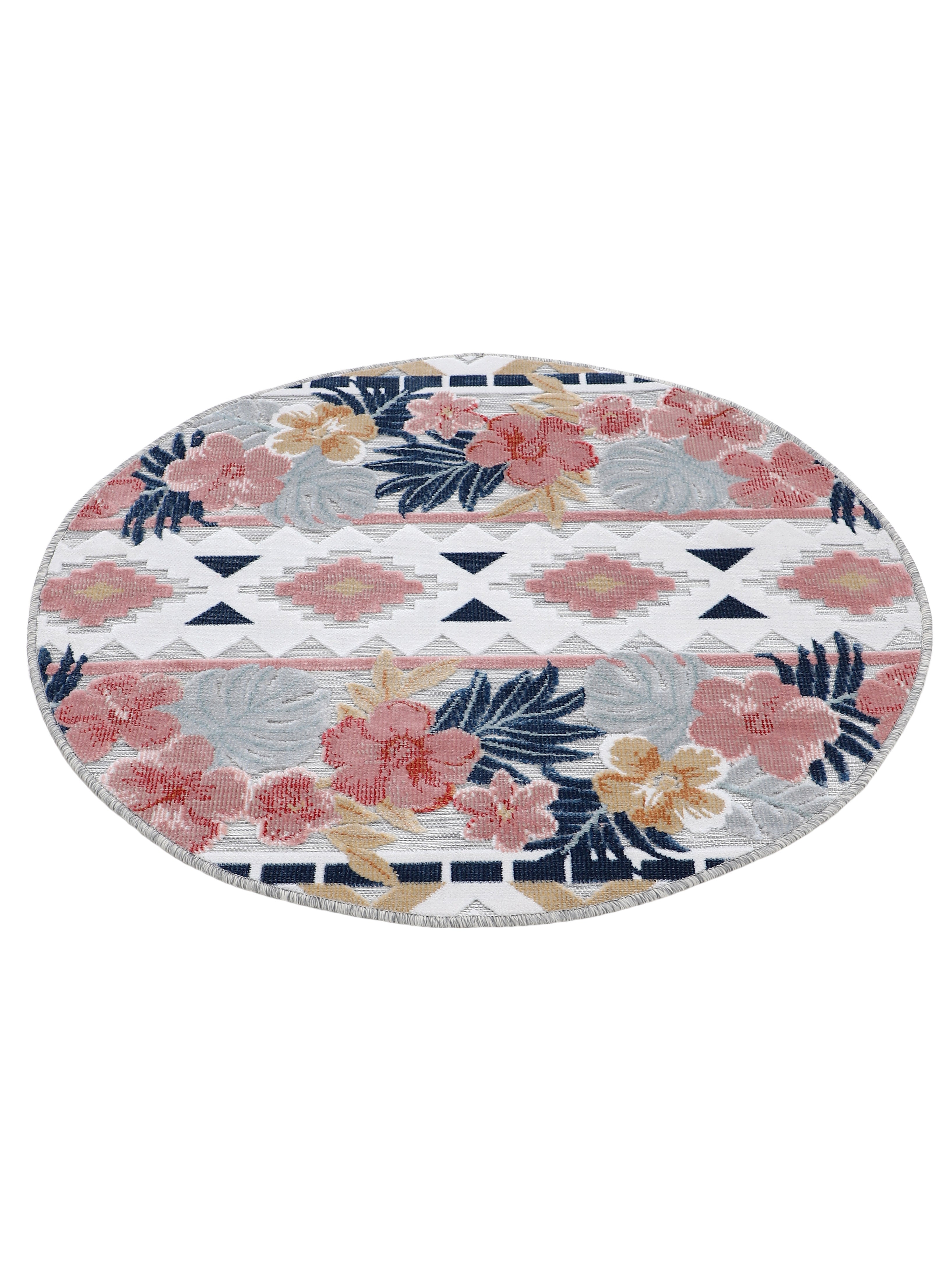 In- & Outdoor Teppich Deja Rund Multicolor