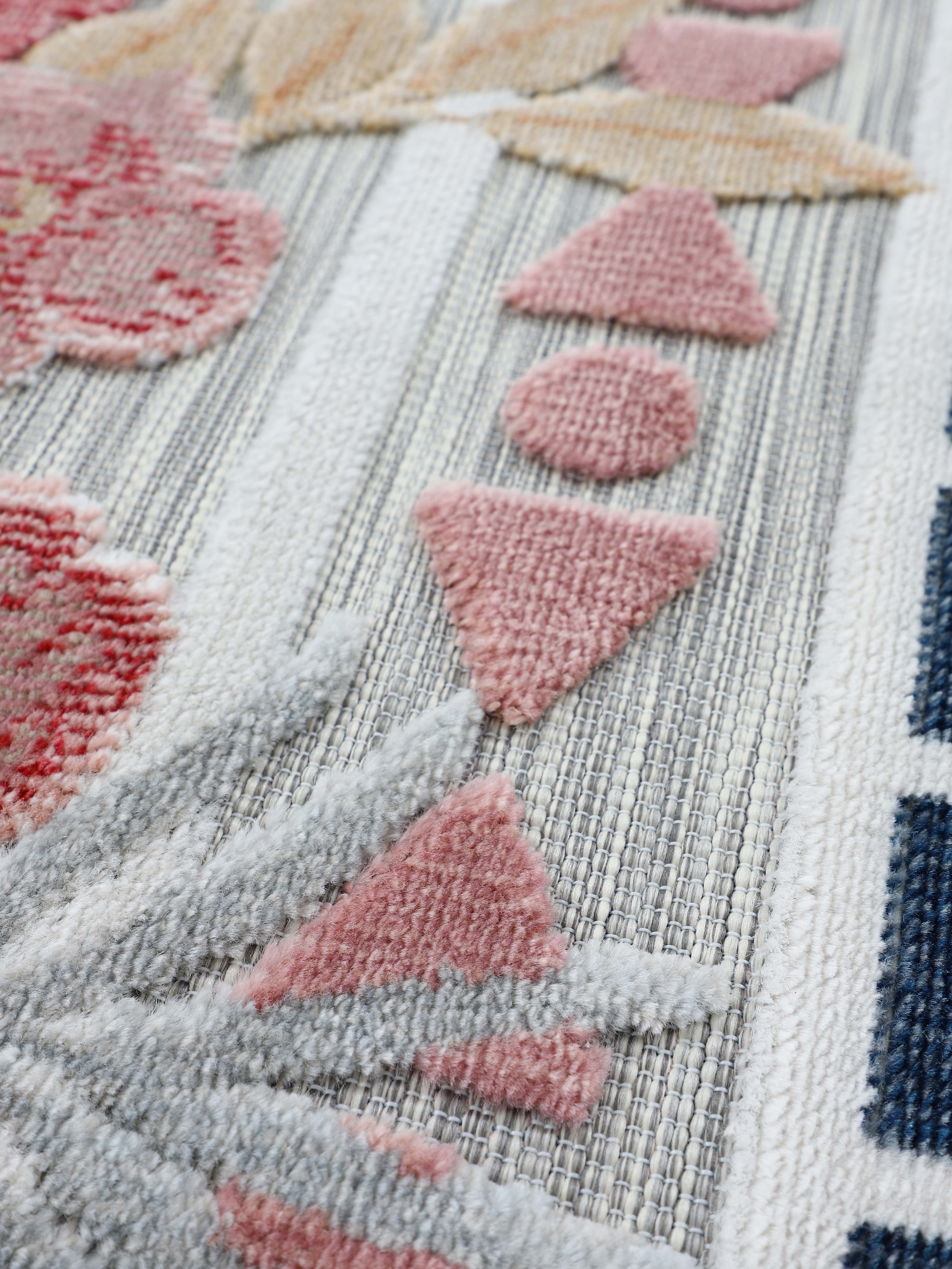 In- & Outdoor Teppich Deja Rund Multicolor