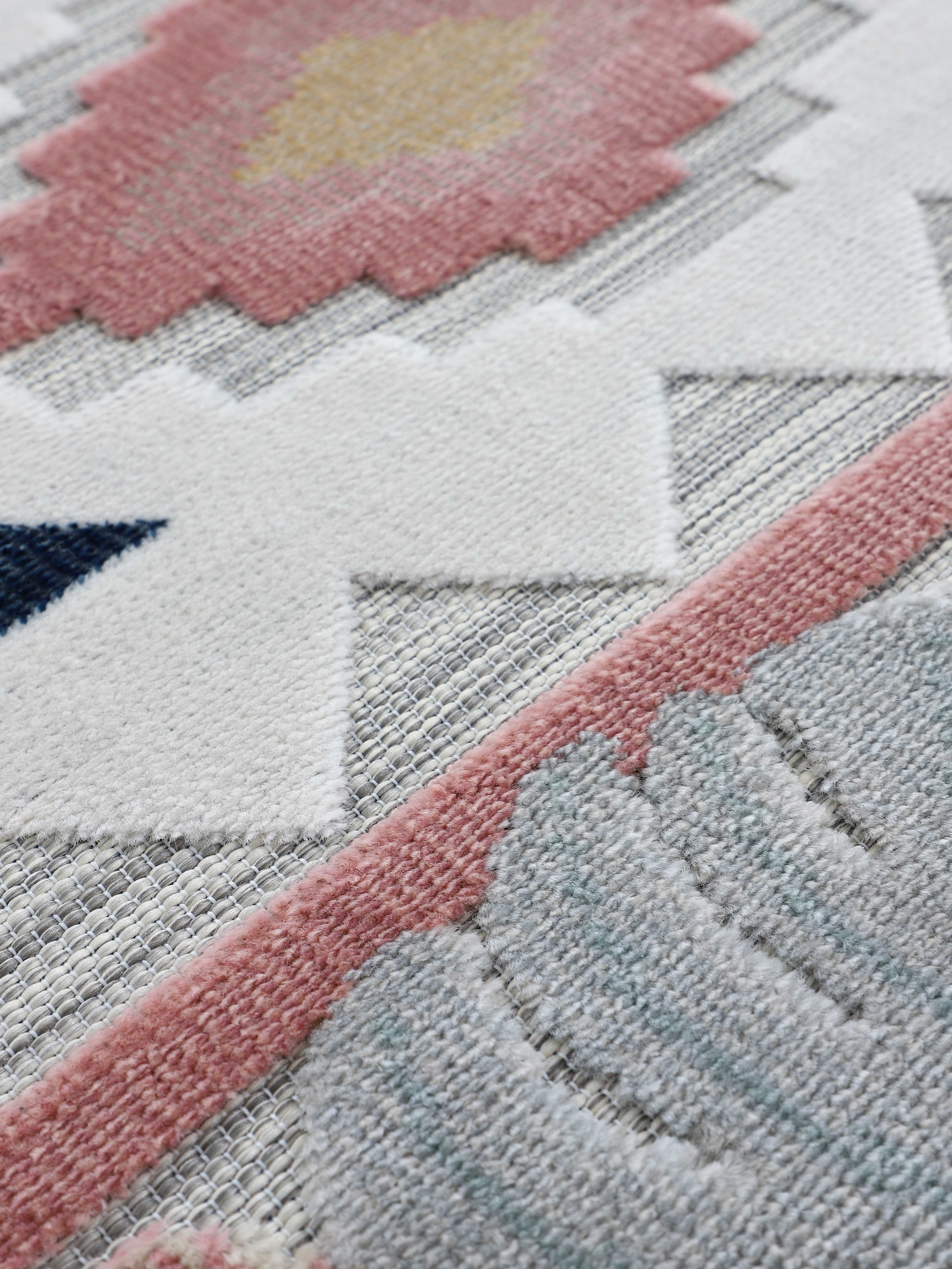 In- & Outdoor Teppich Deja Rund Multicolor