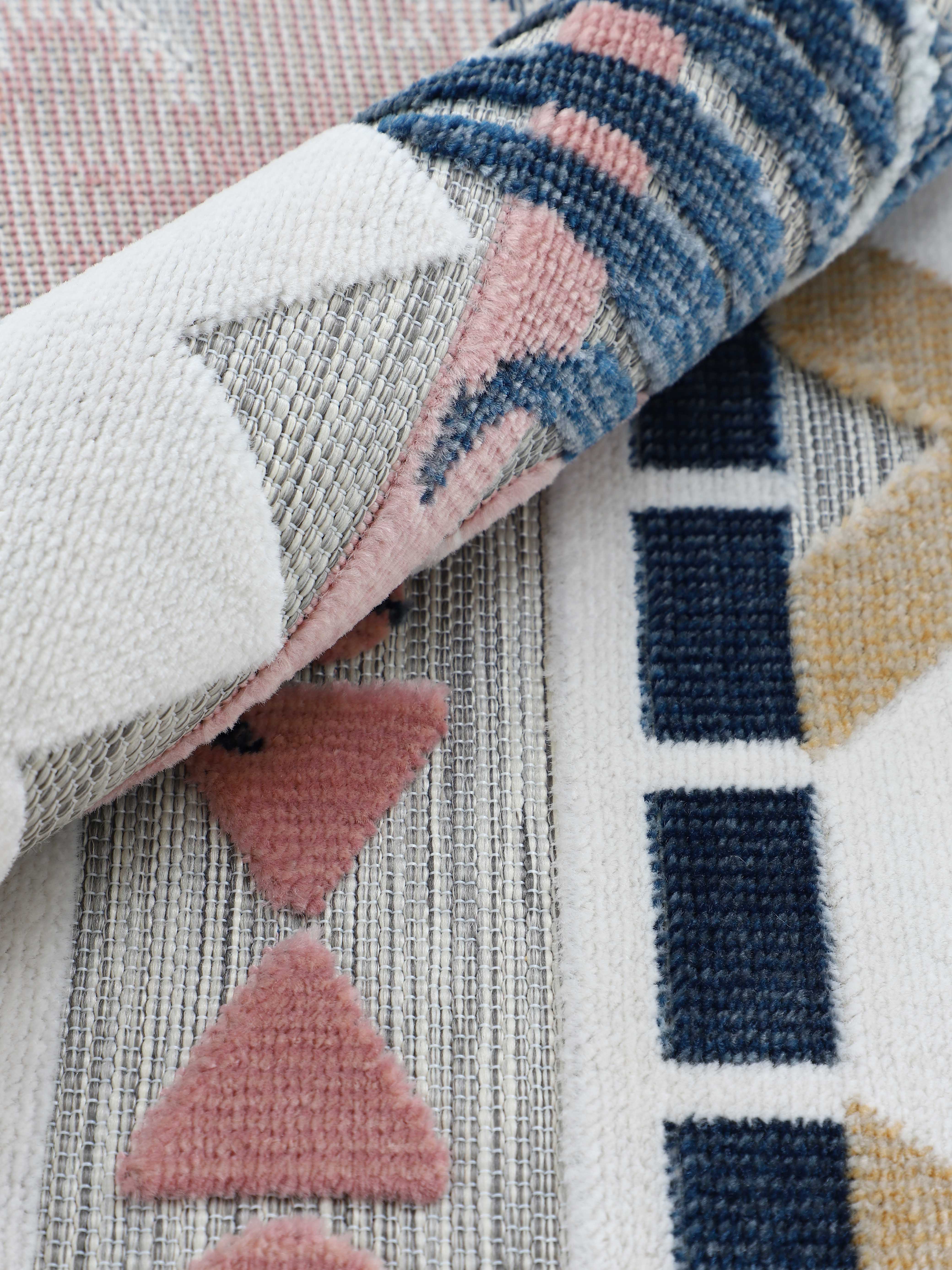 In- & Outdoor Teppich Deja Rund Multicolor