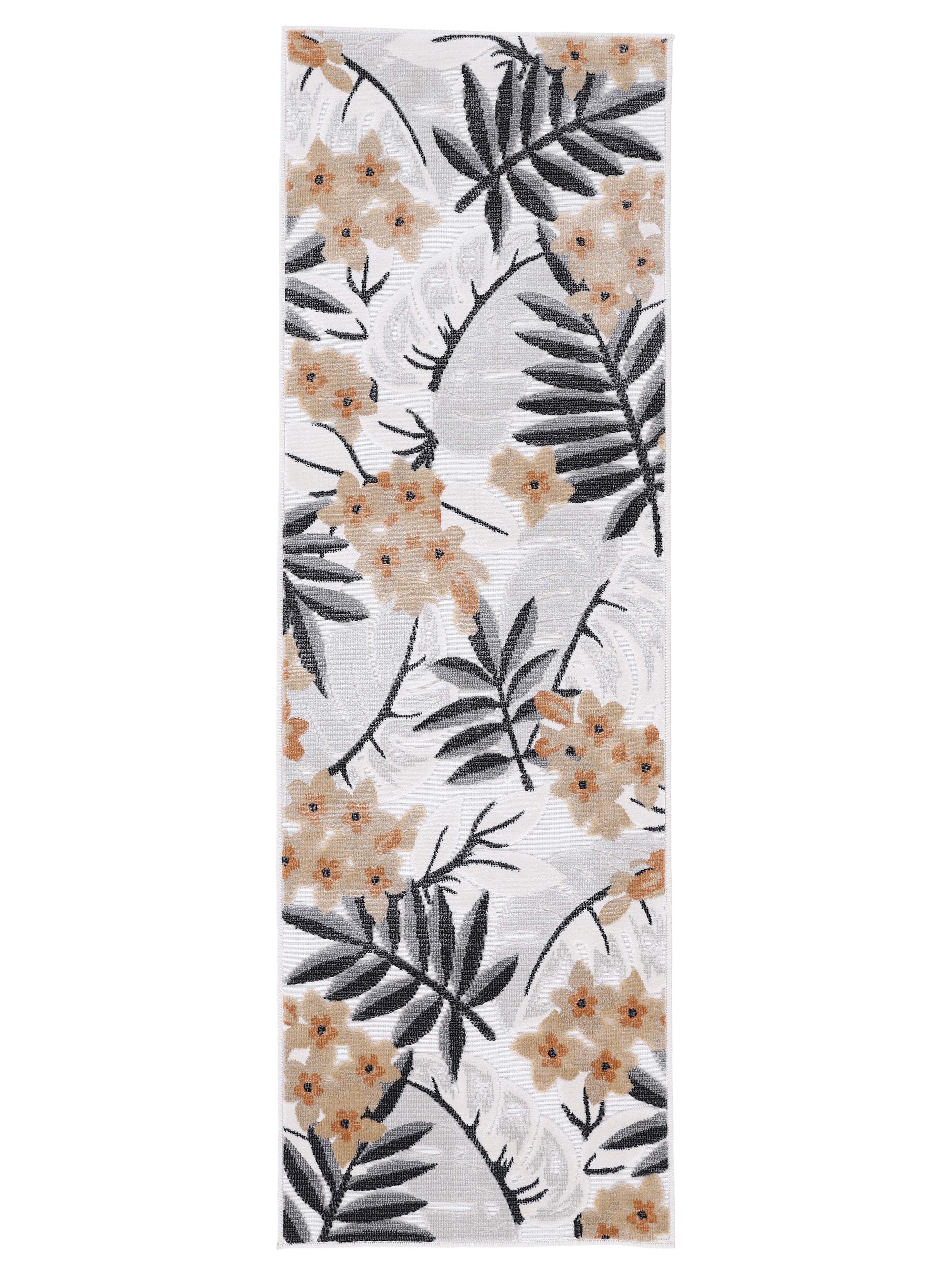 In- & Outdoor Teppich Deja Läufer Creme