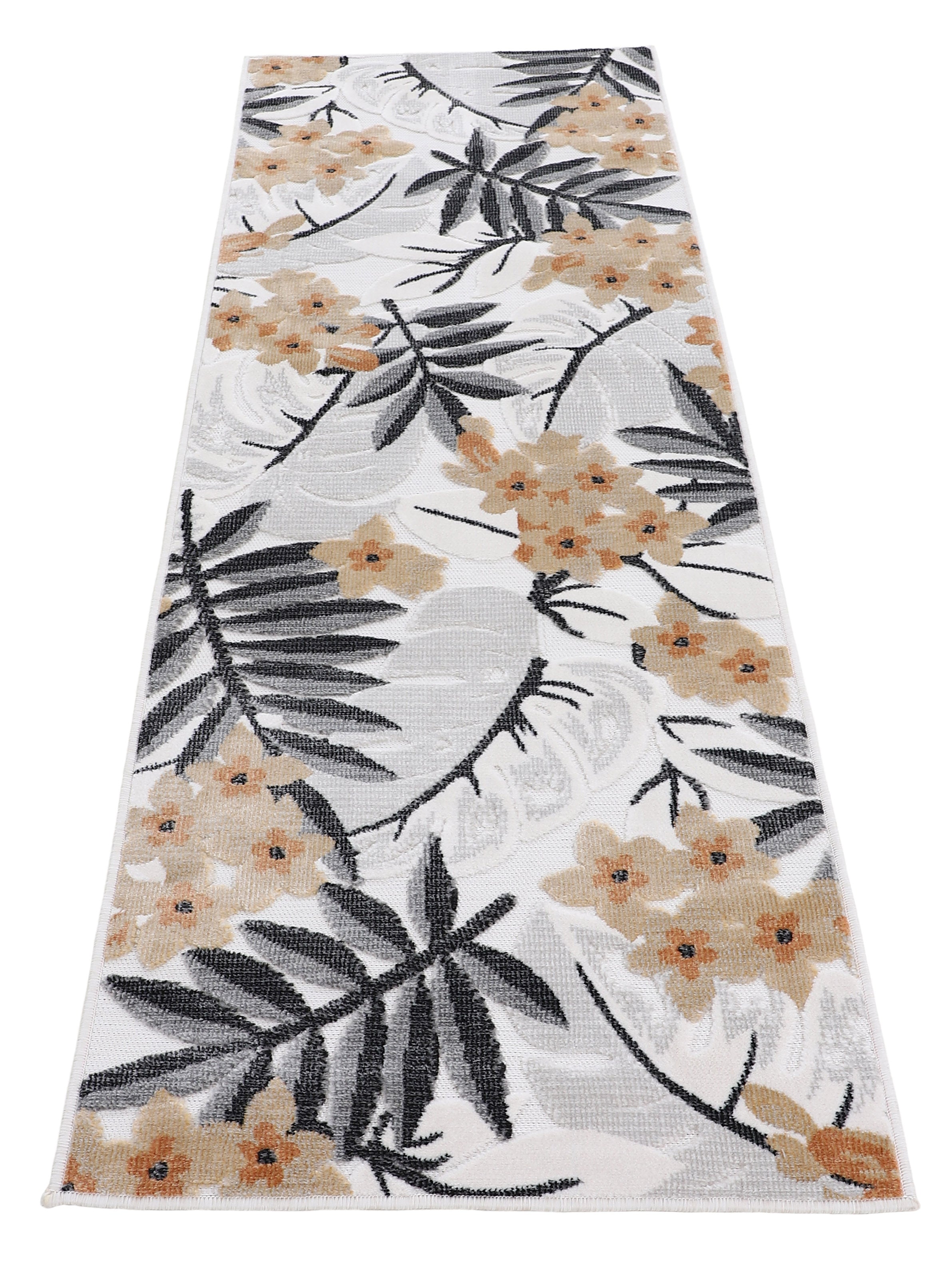 In- & Outdoor Teppich Deja Läufer Creme