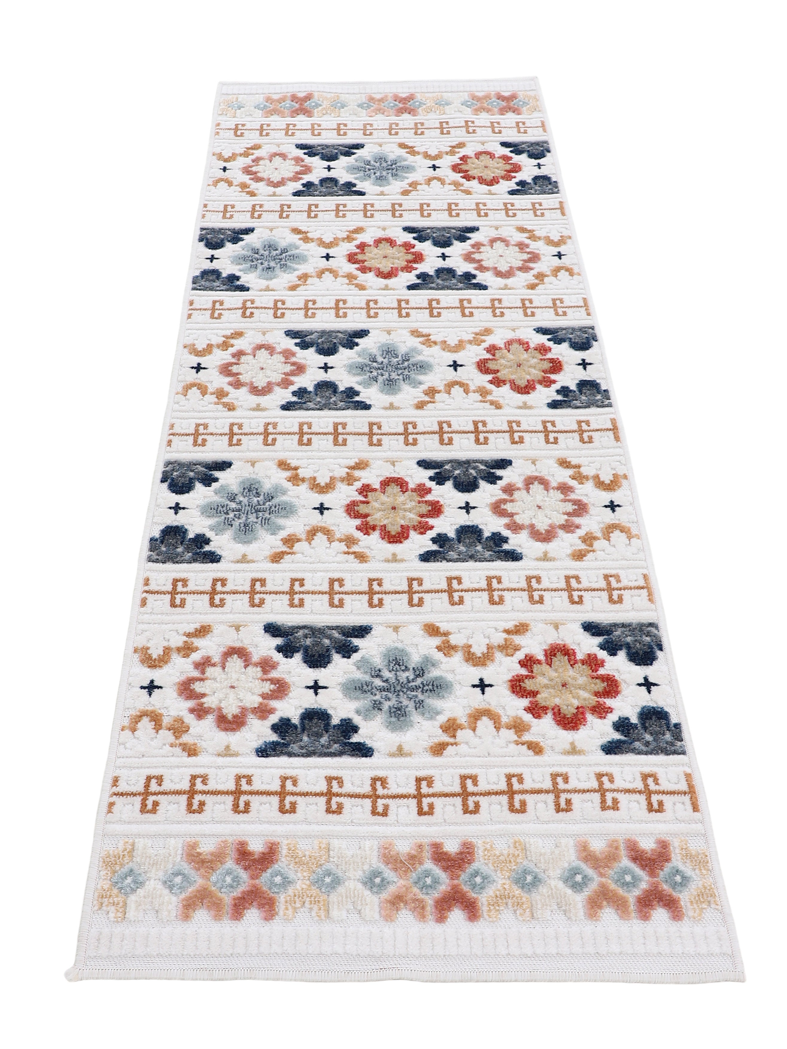 In- & Outdoor Teppich Deja Läufer Creme