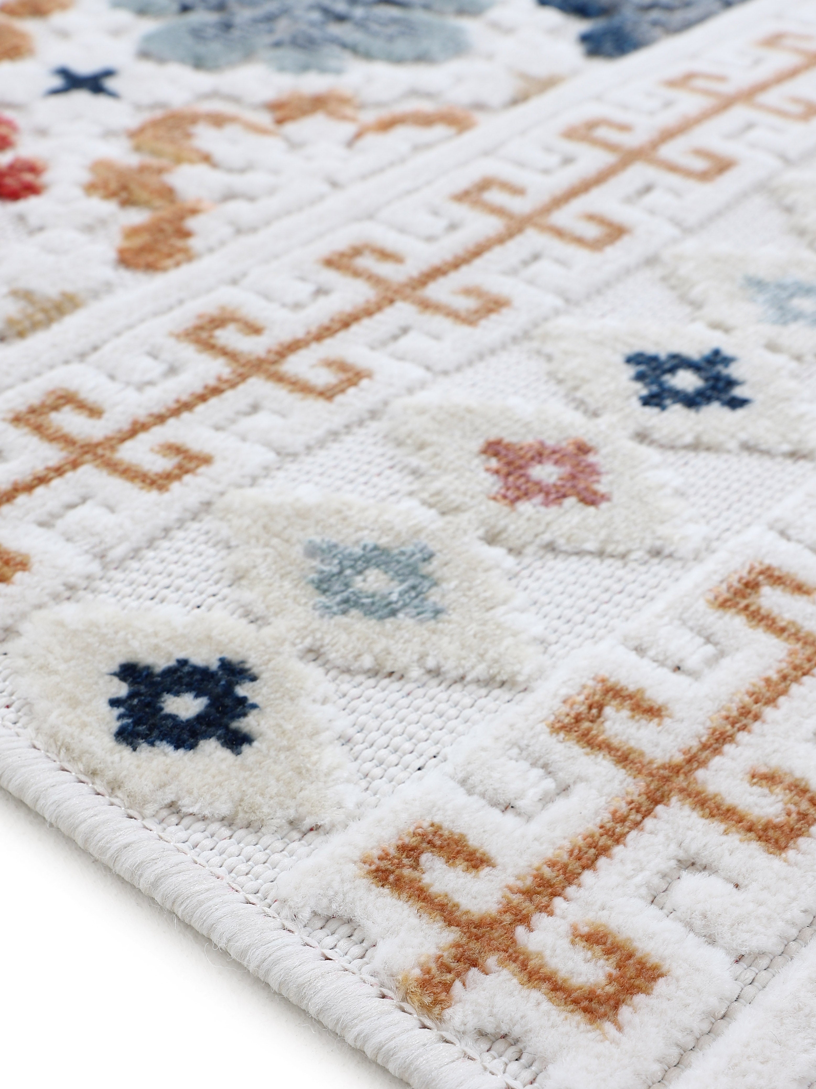 In- & Outdoor Teppich Deja Rund Creme