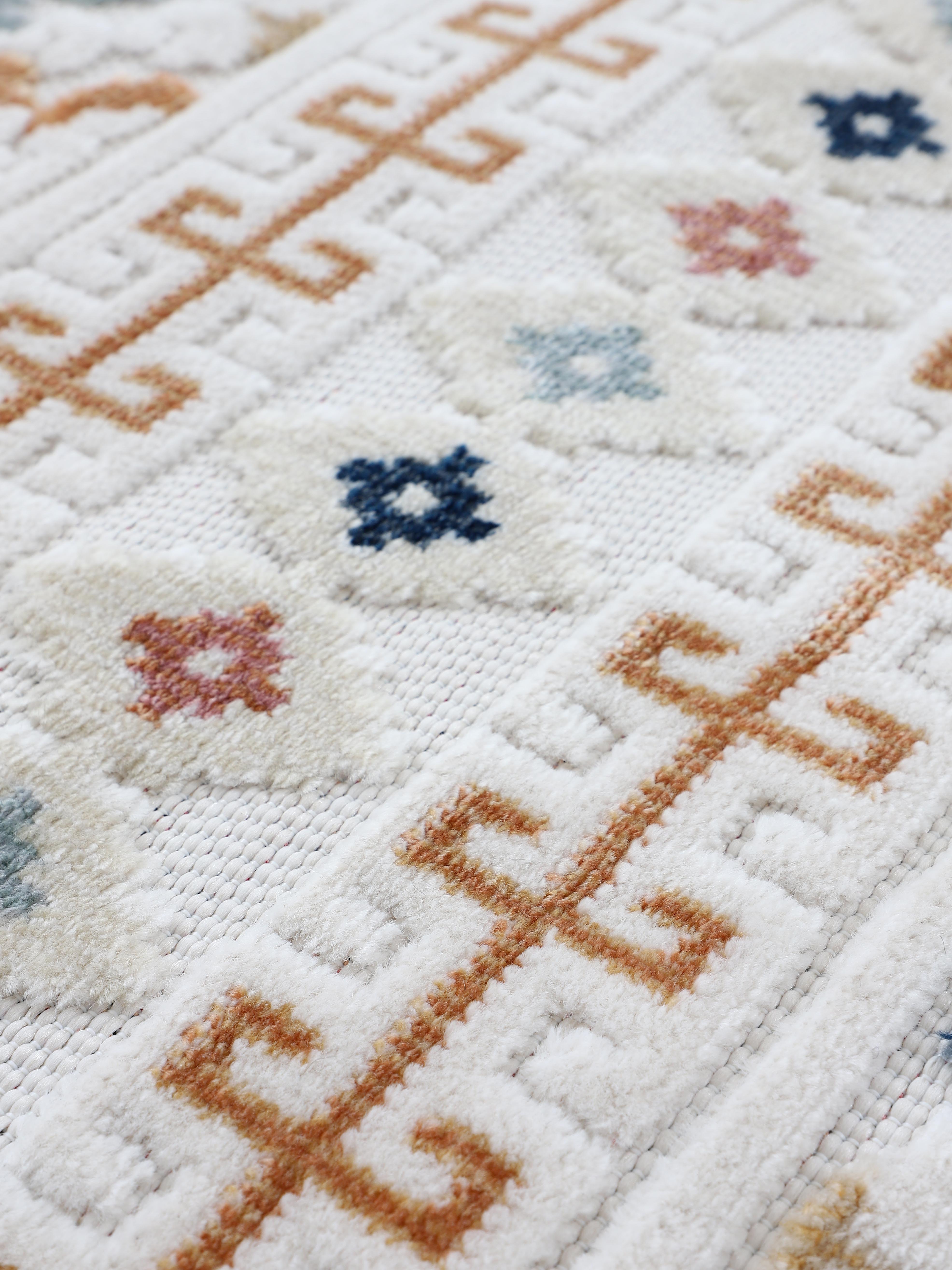 In- & Outdoor Teppich Deja Rund Creme