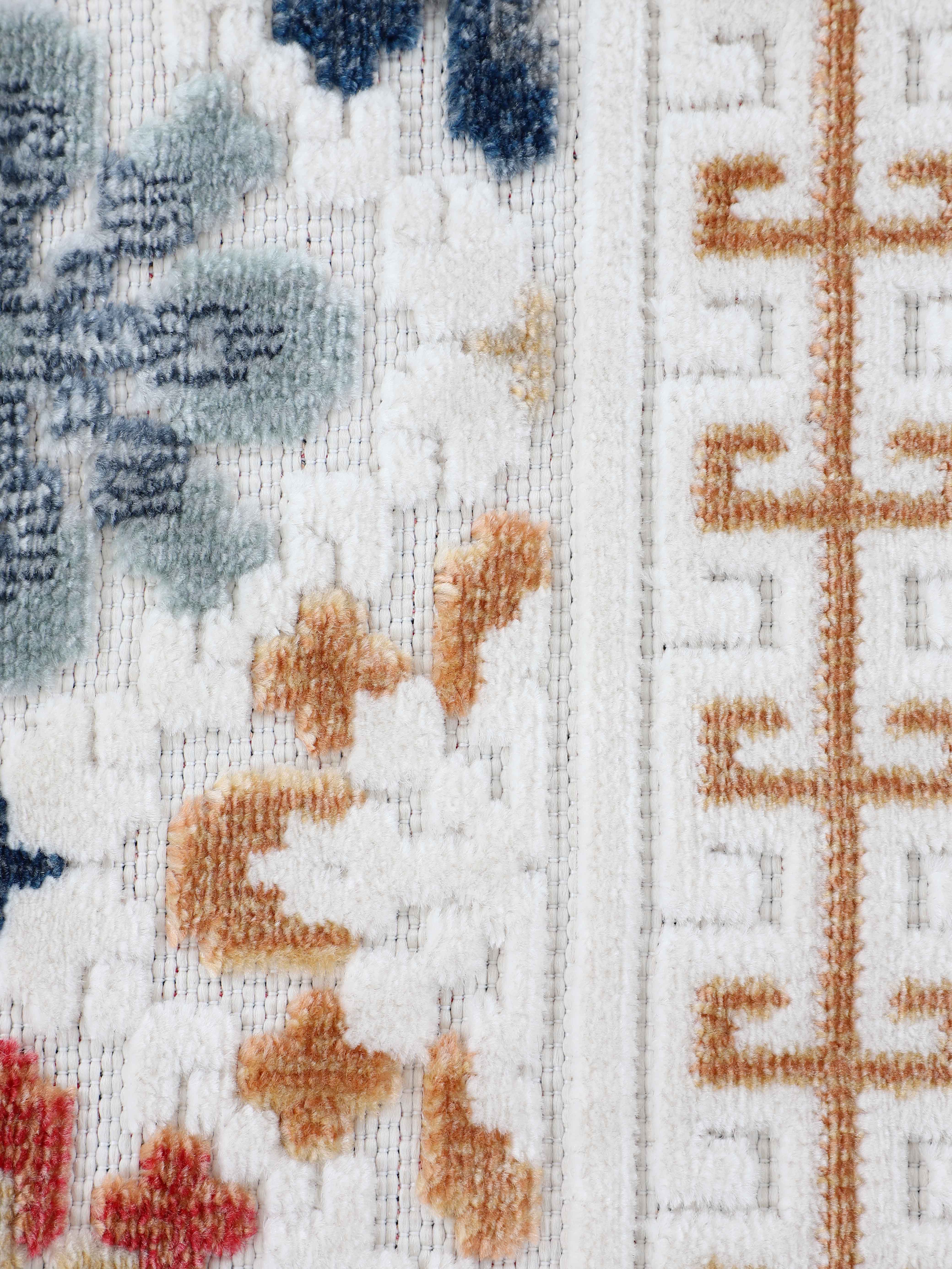 In- & Outdoor Teppich Deja Rund Creme