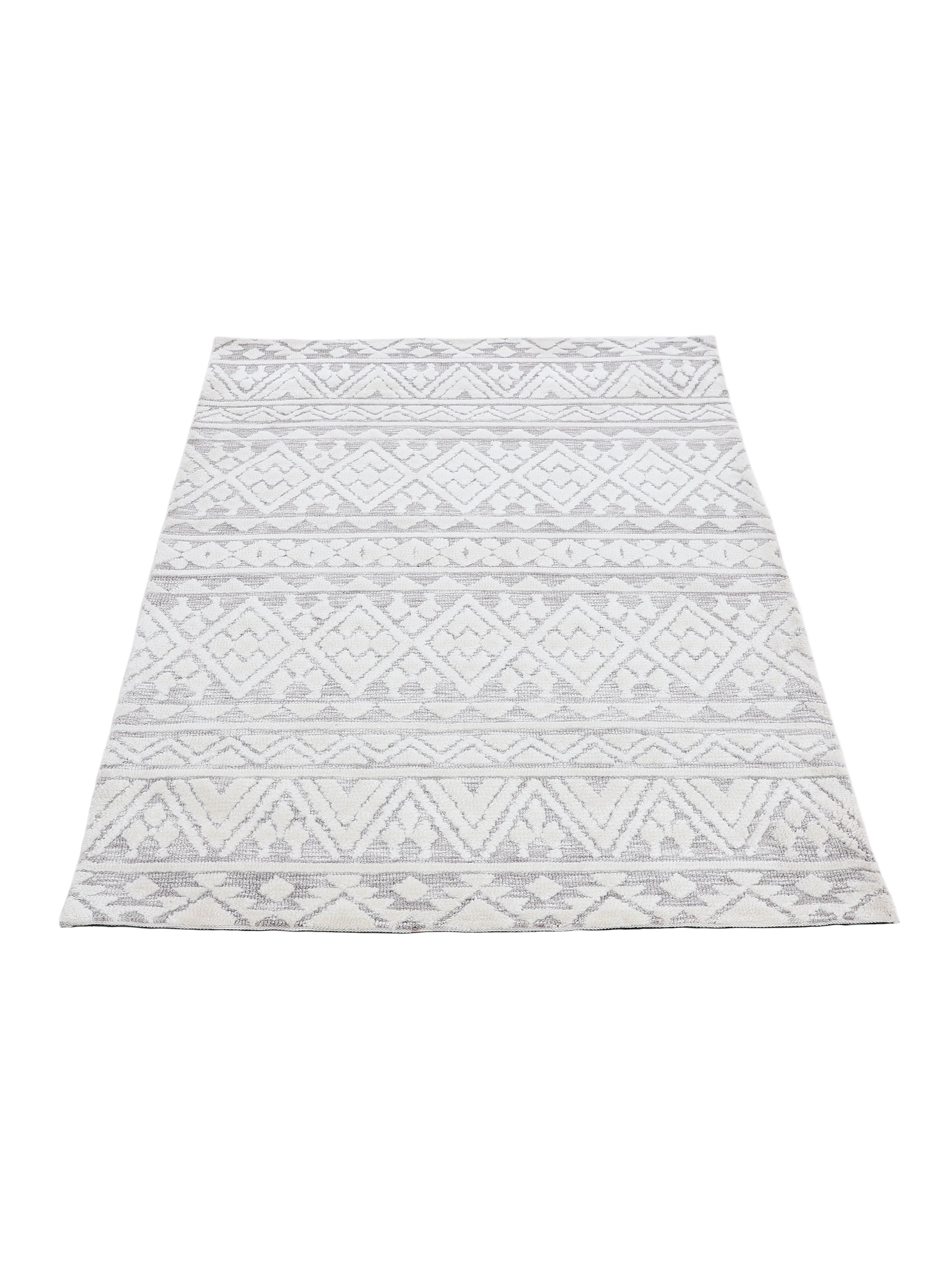 Teppich Holly Creme/Hellgrau