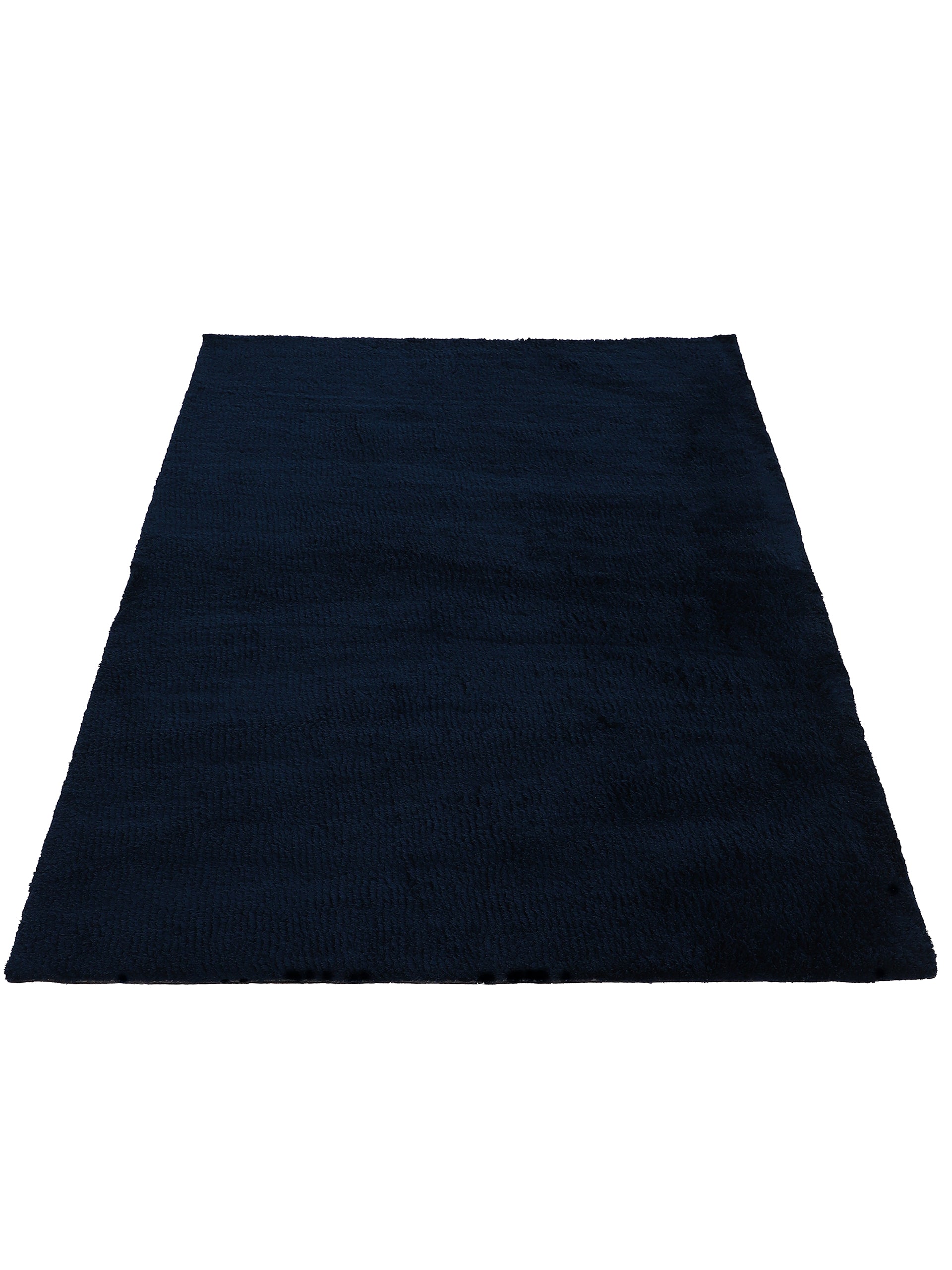 Hochflorteppich Silky Blau