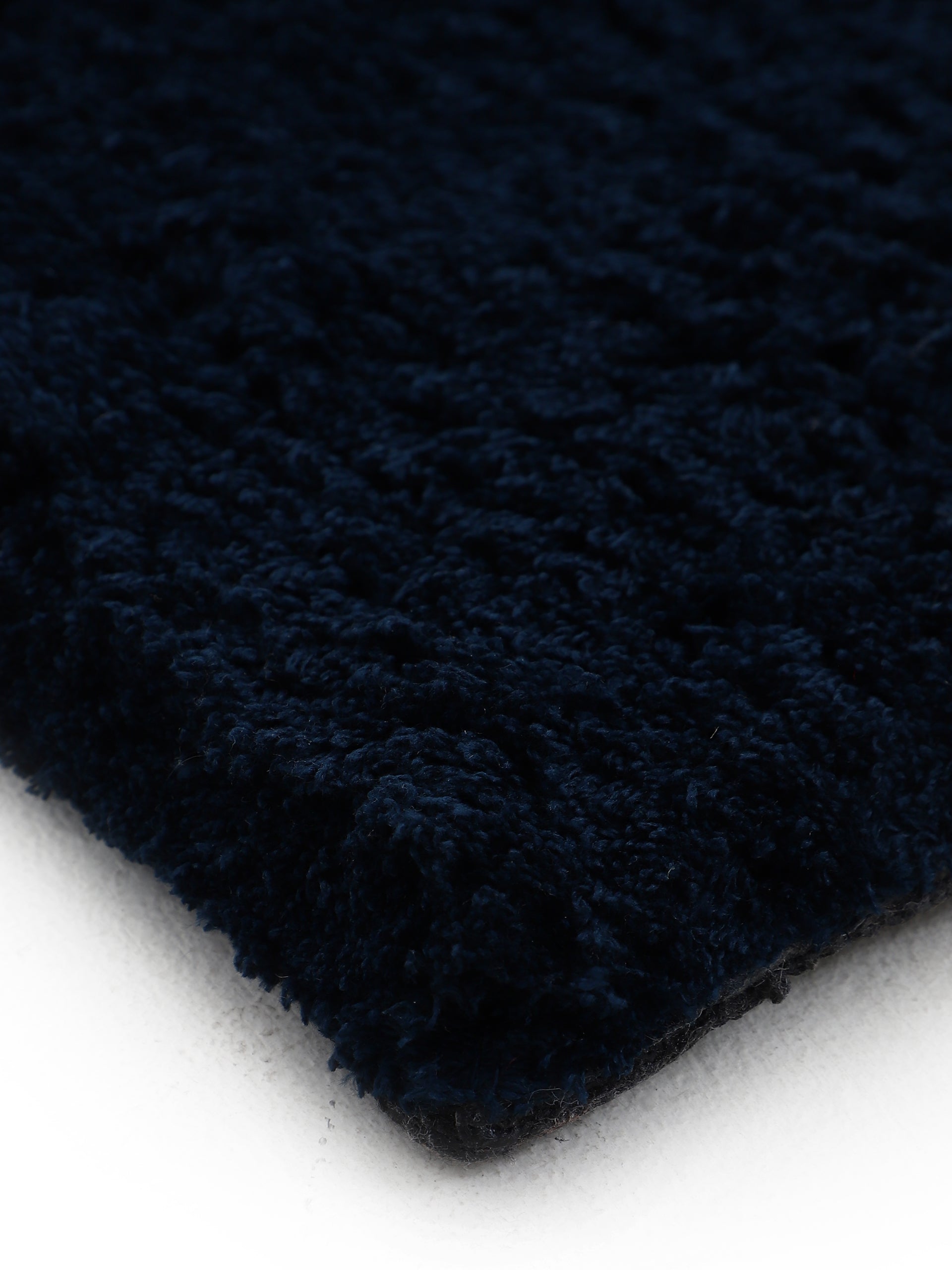 Hochflorteppich Silky Blau