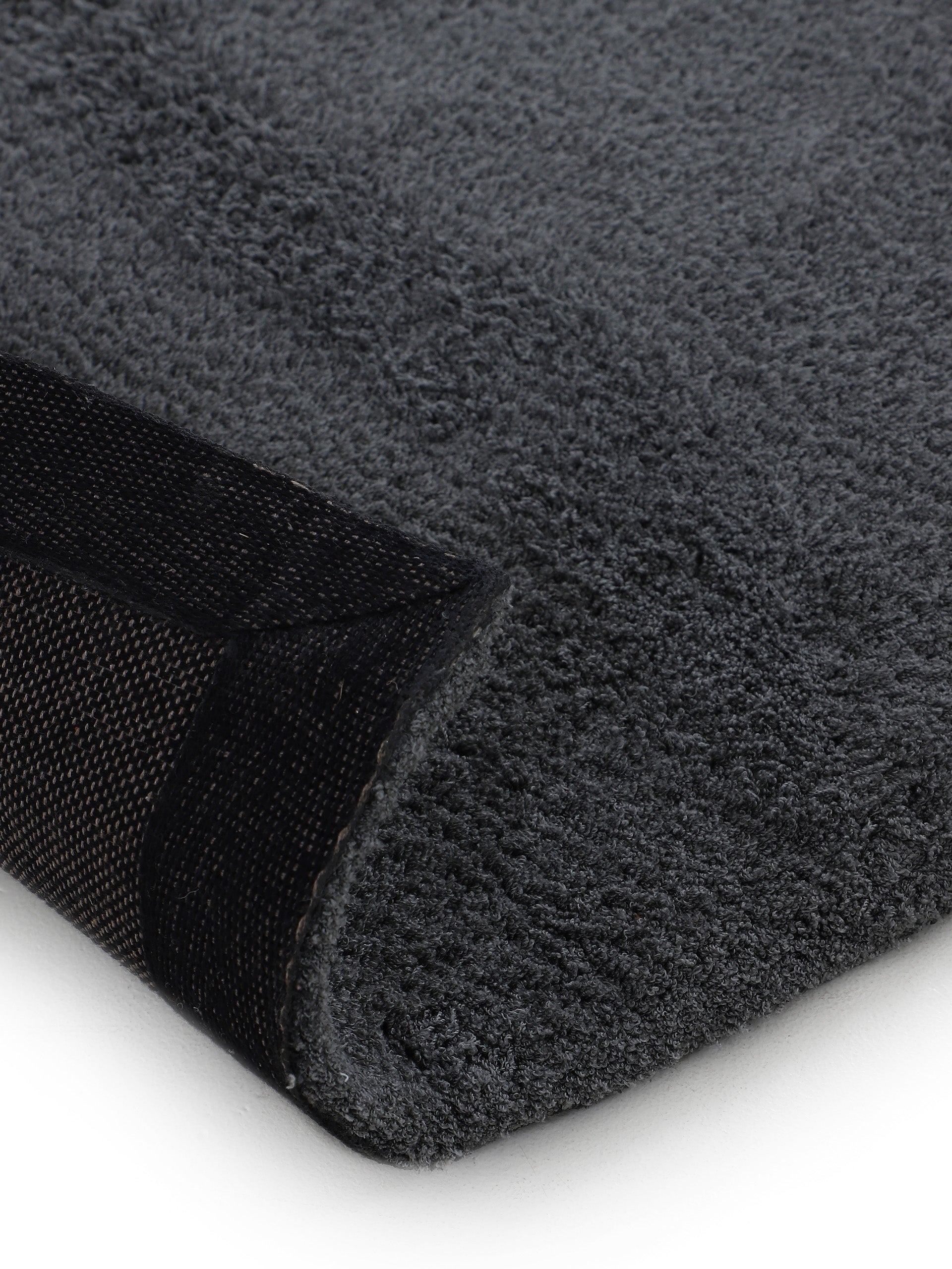 Hochflorteppich Silky Grau